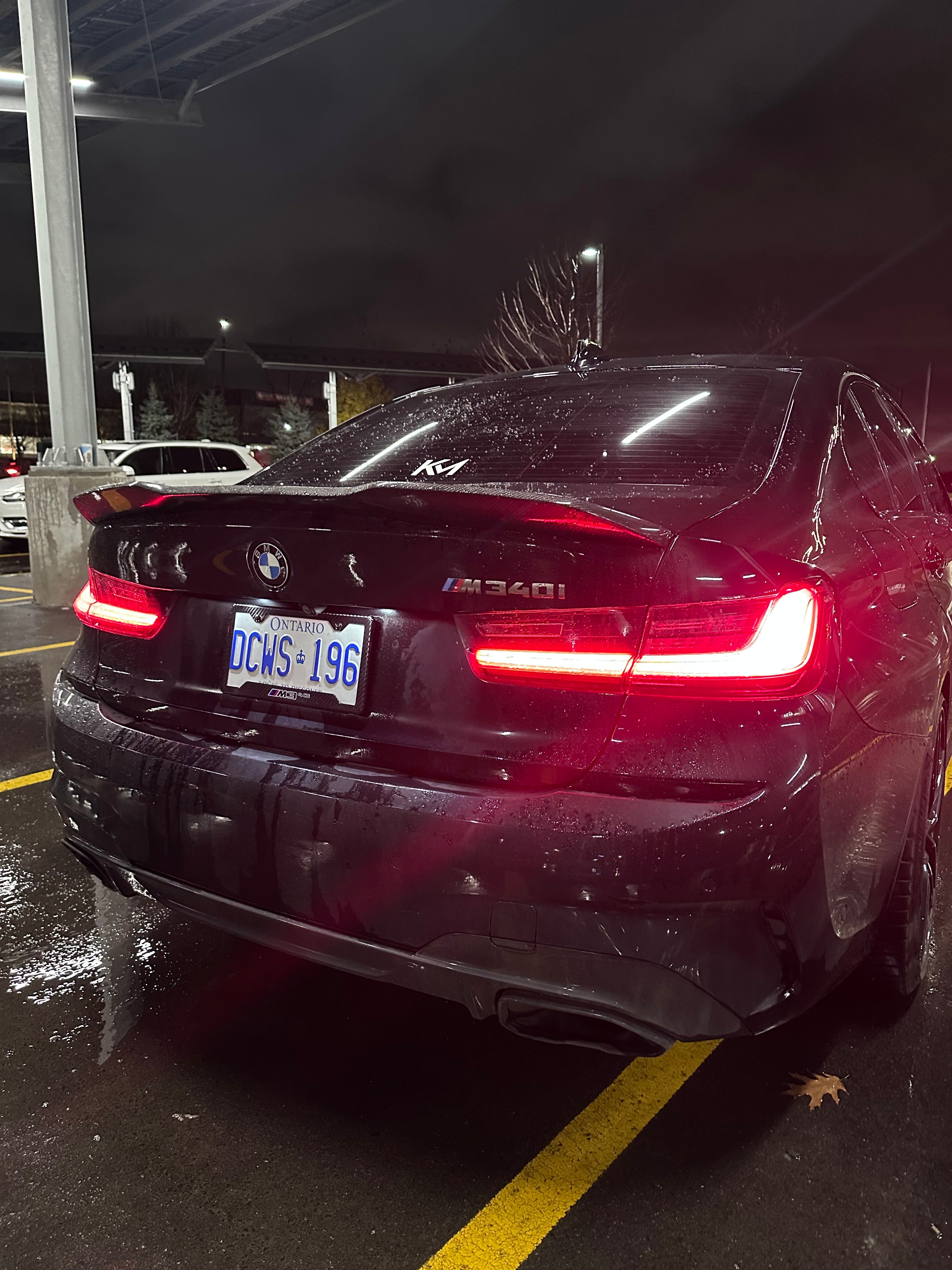 M340i Carbon Fiber Plate Frame