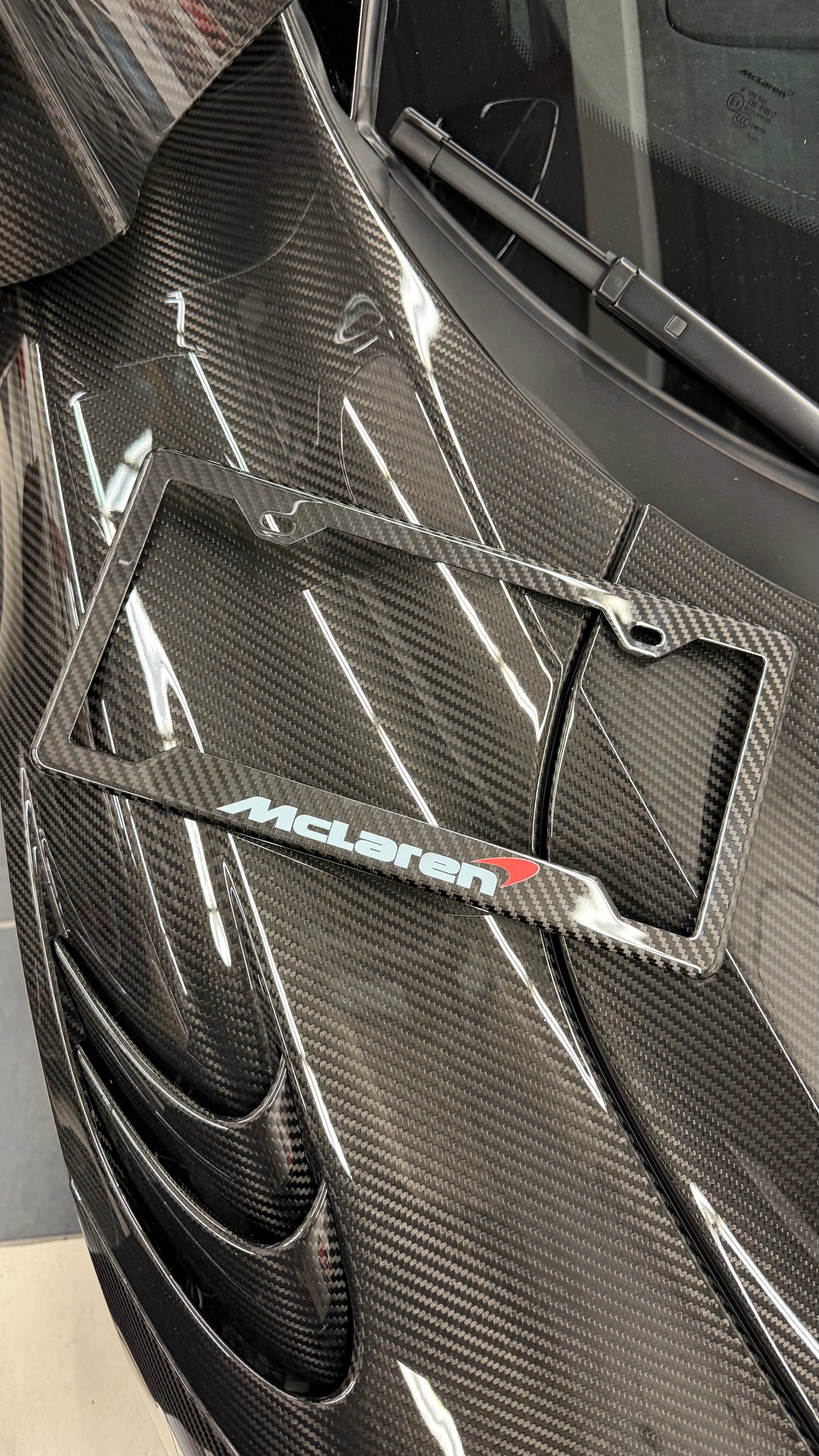Mclaren Carbon Fiber Plate Frame