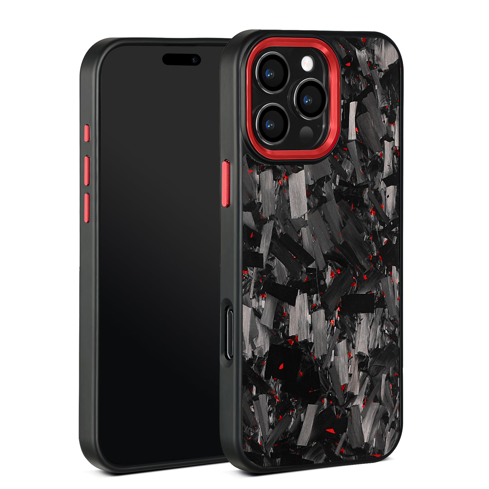 Red Forged Carbon Phone Case