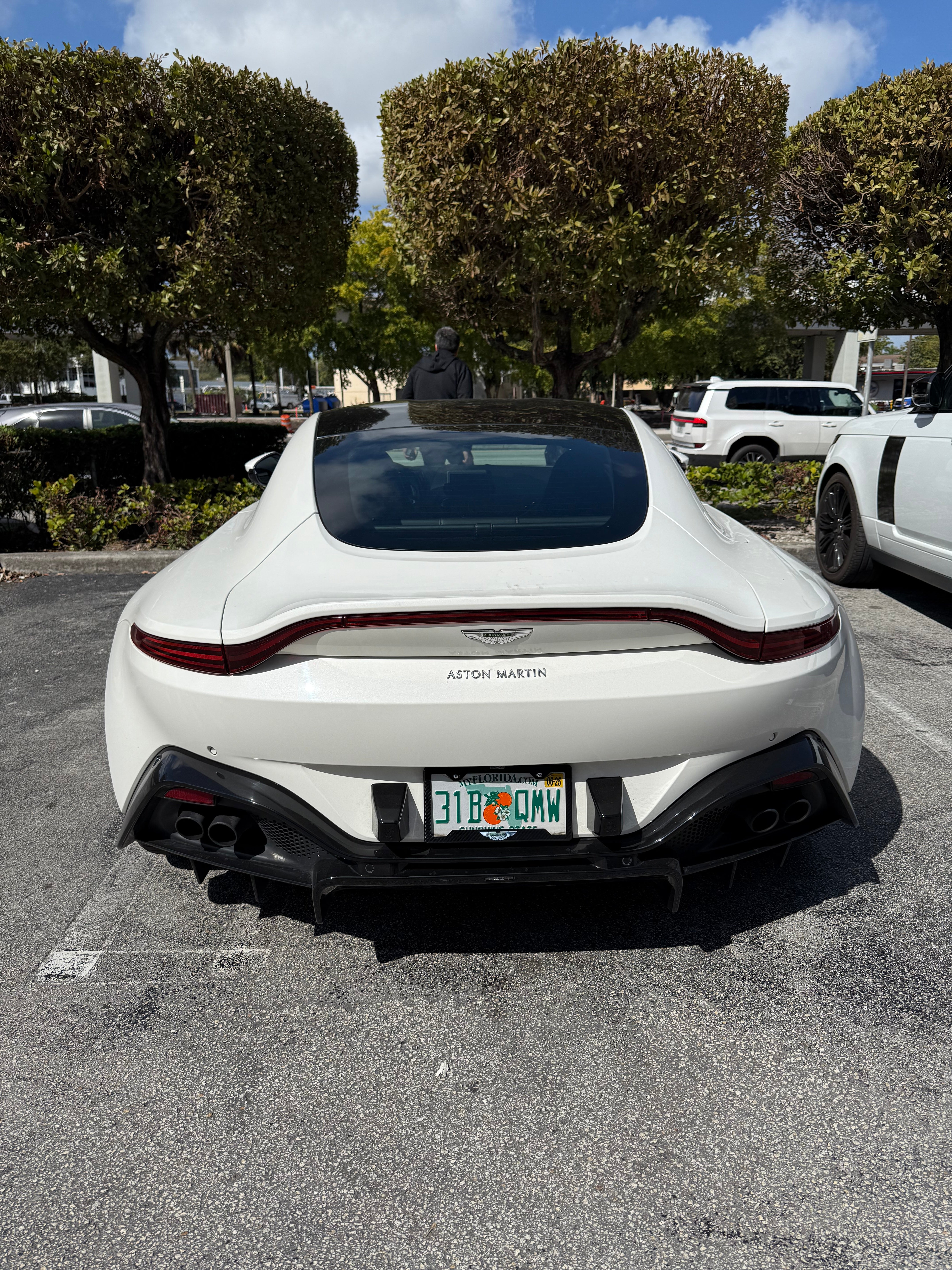 Aston Martin Carbon Fiber Plate Frame