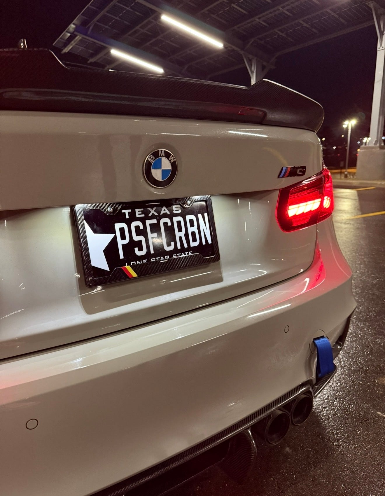 German Flag Carbon Fiber Plate Frame