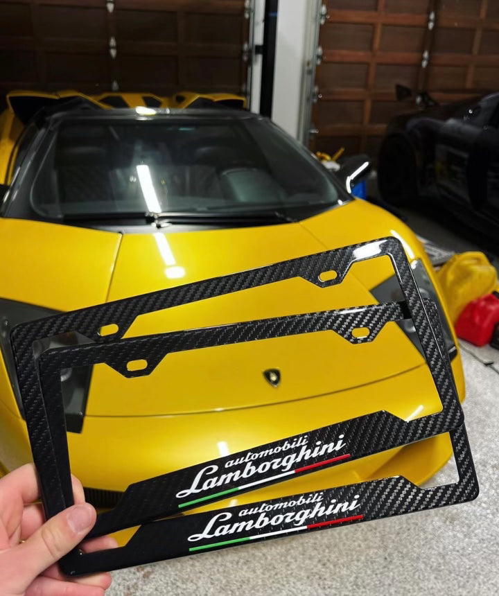 Lamborghini Carbon Fiber Plate Frame