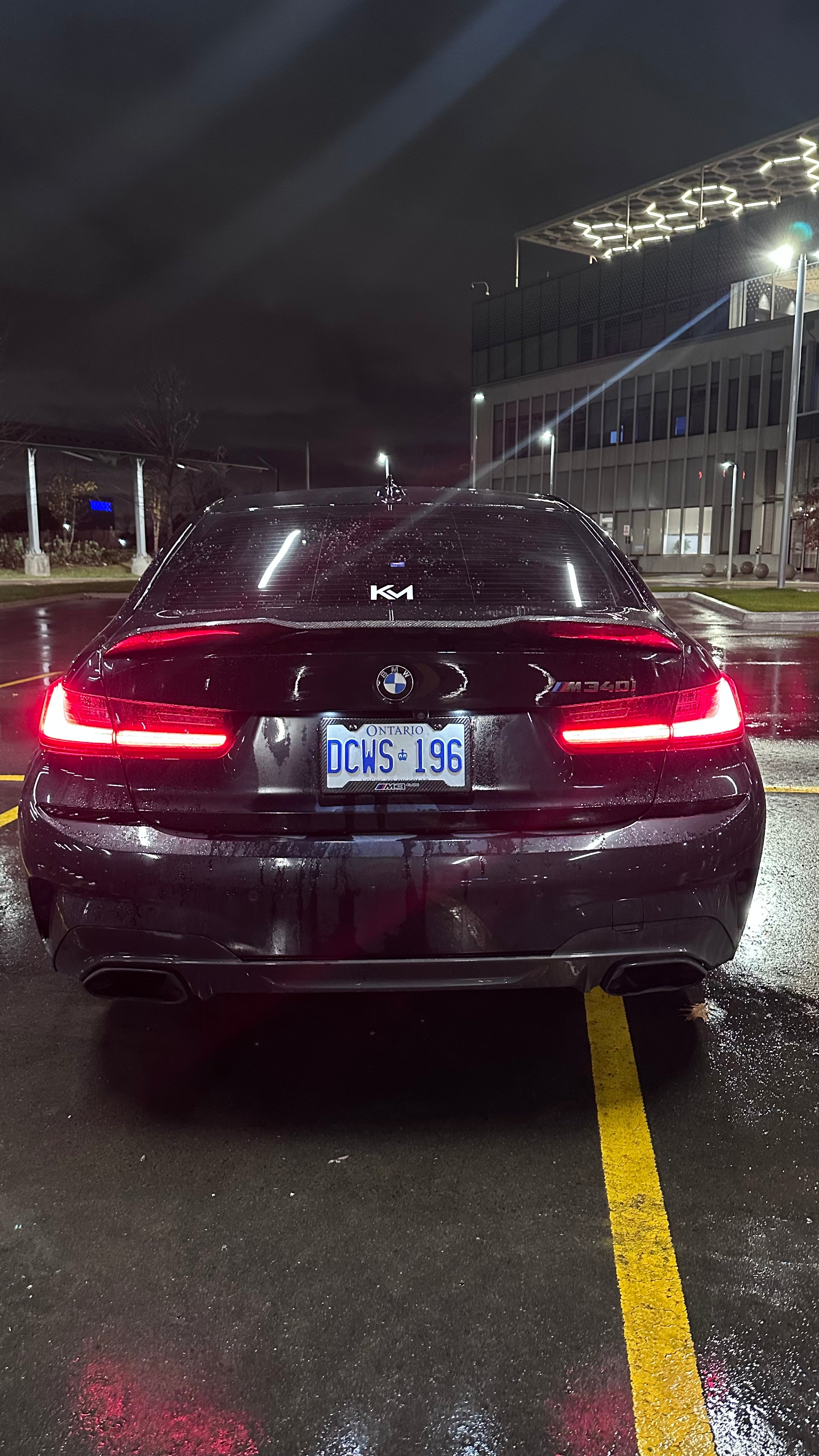 M340i Carbon Fiber Plate Frame