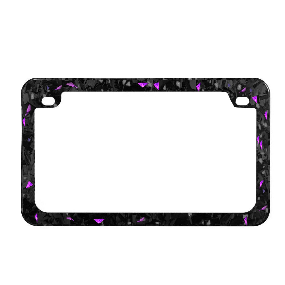 Motorcycle Forged Purple Carbon Plate Frame