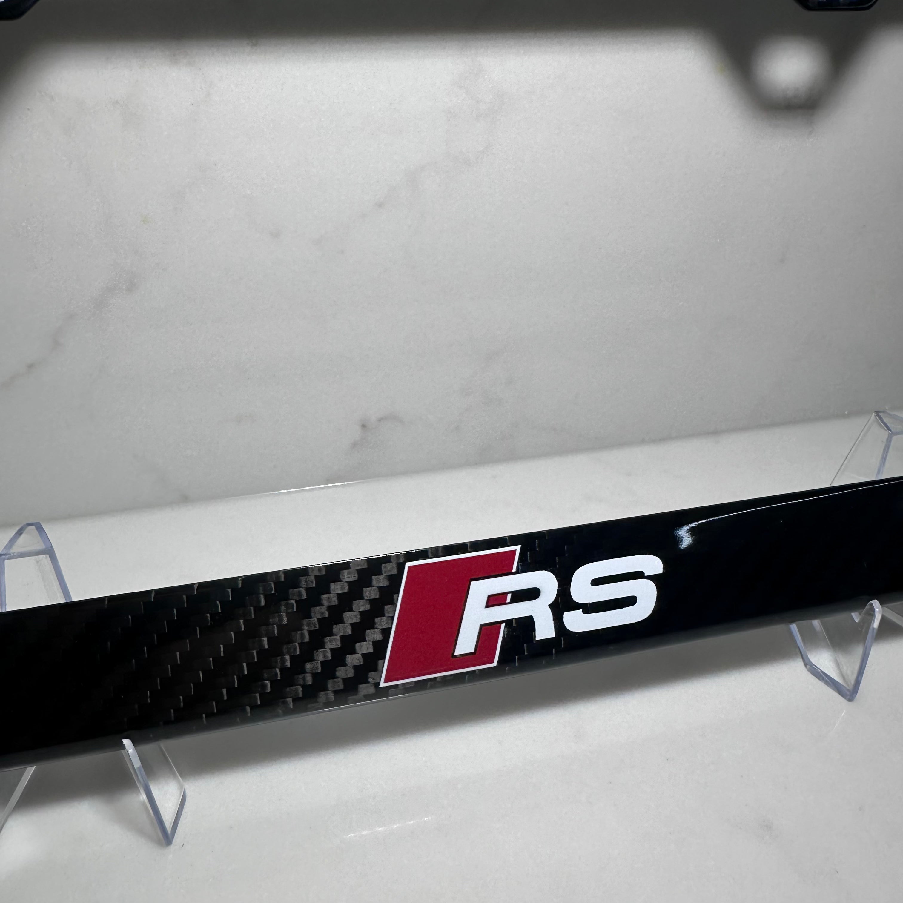 Audi RS Carbon Fiber Plate Frame