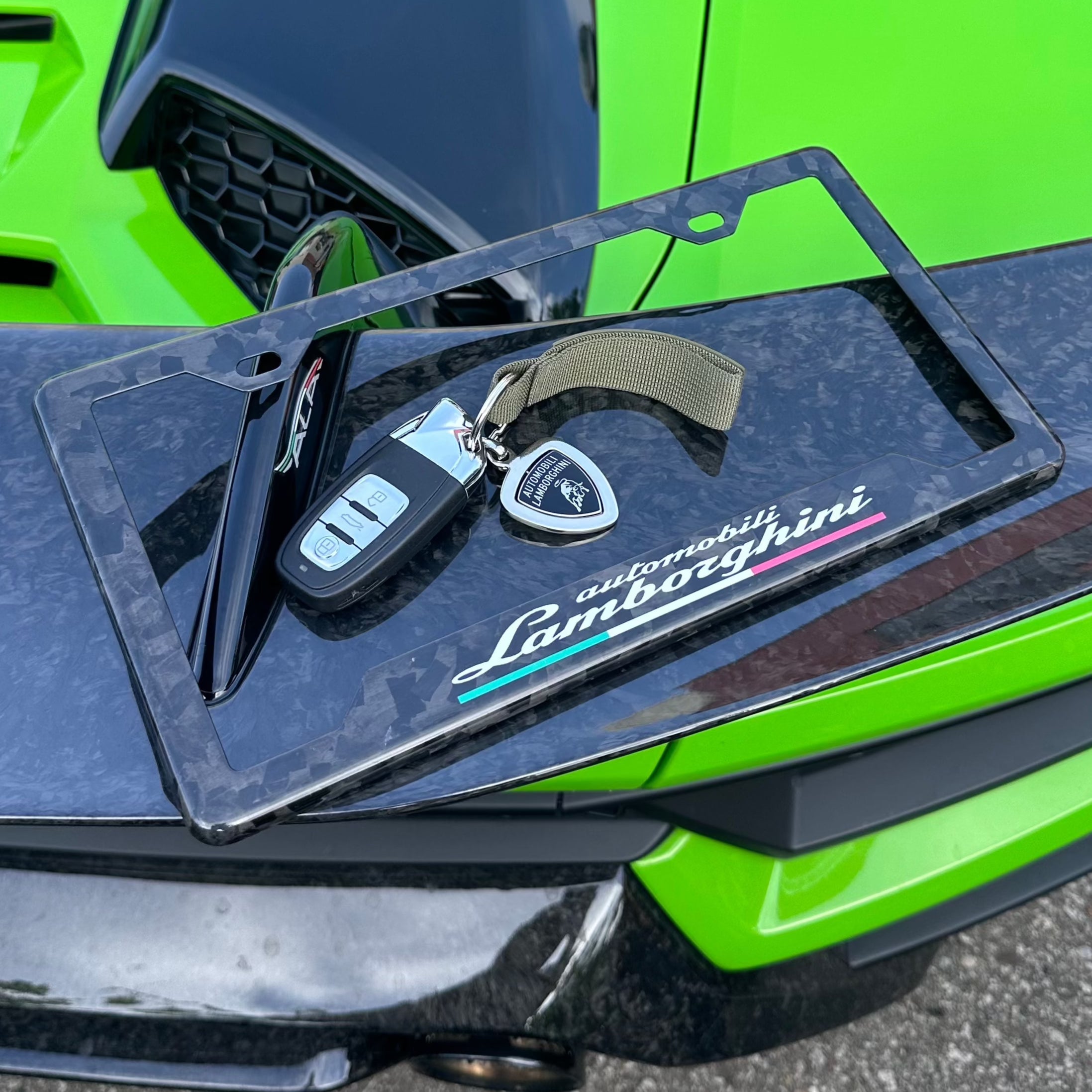 Lamborghini Forged Carbon Fiber Plate Frame