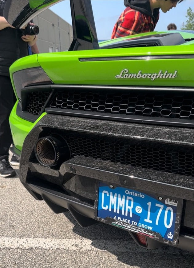 Lamborghini Forged Carbon Fiber Plate Frame