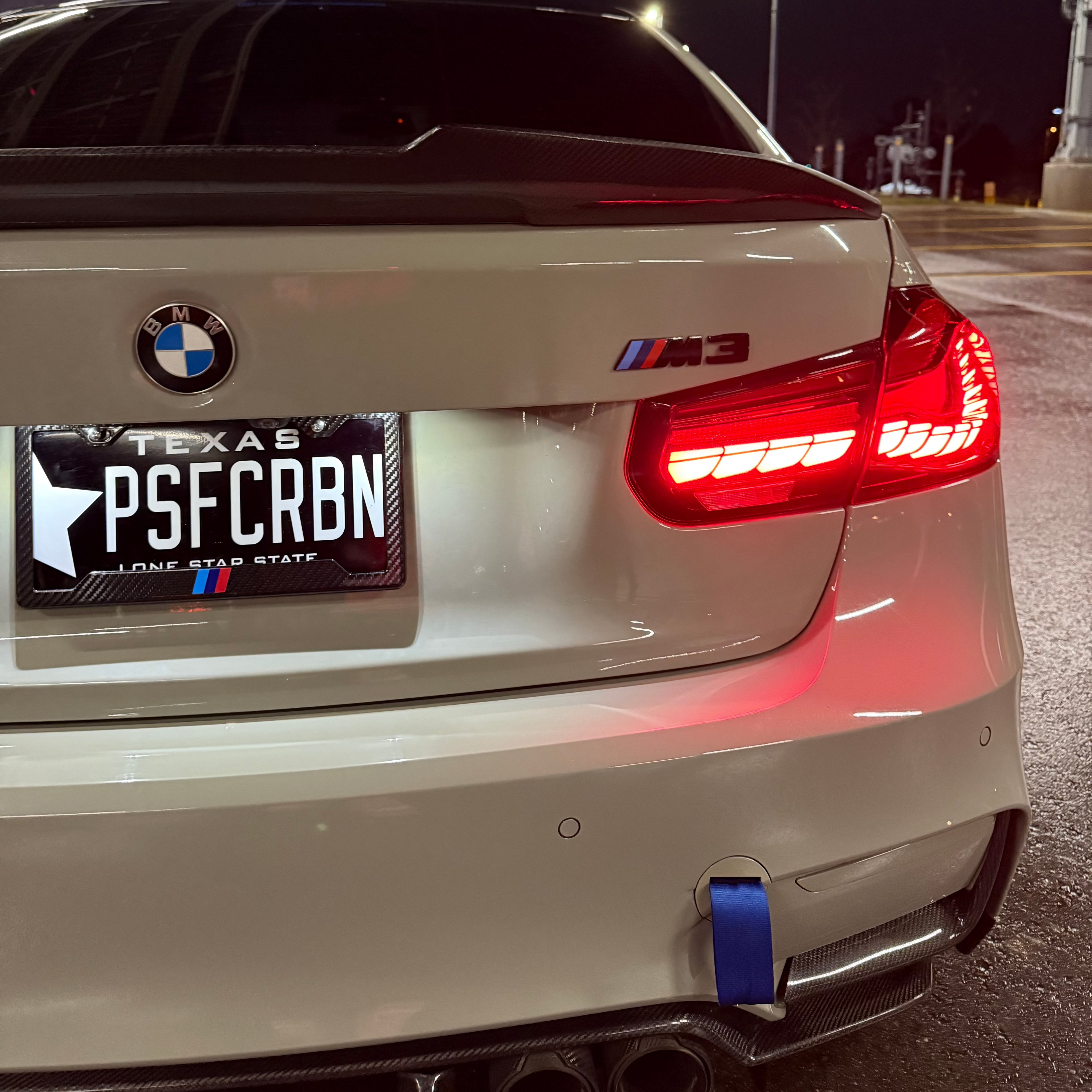 M Stripes Carbon Fiber Plate Frame