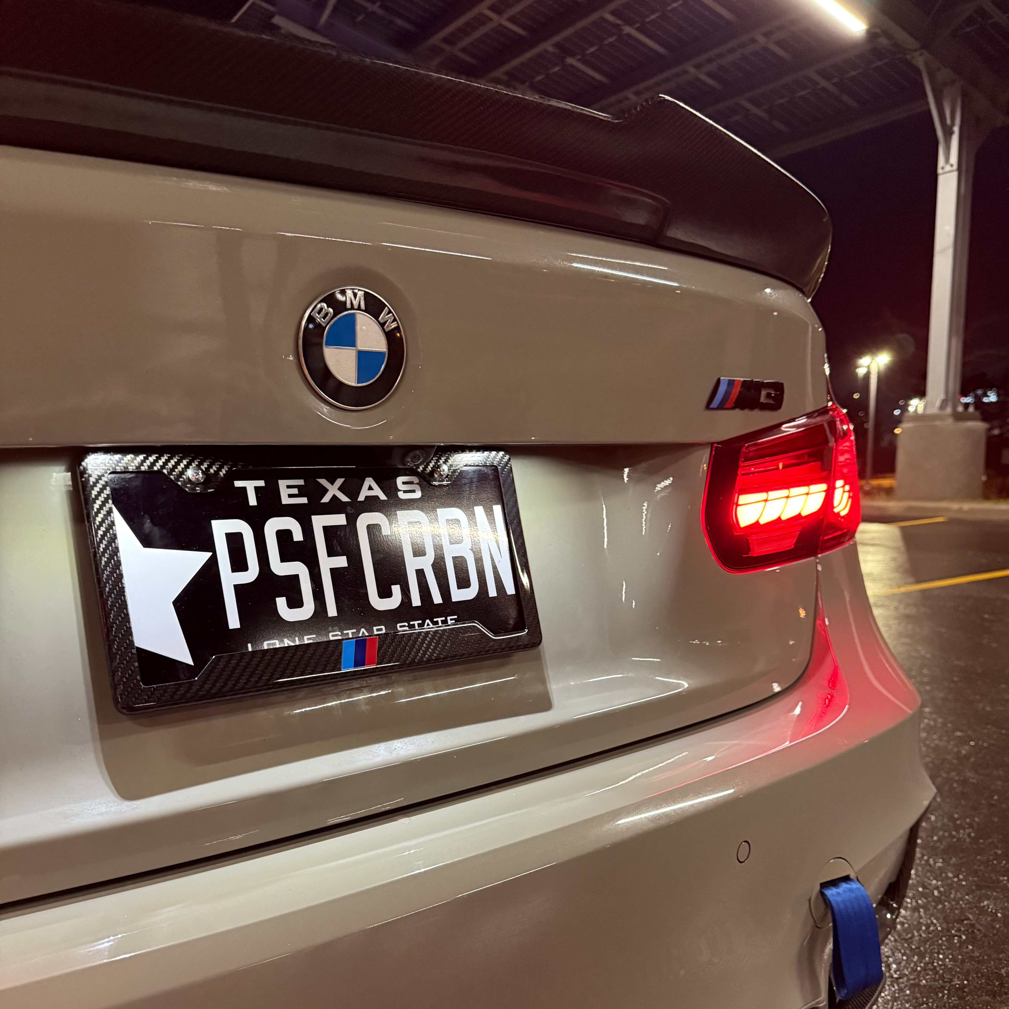 M Stripes Carbon Fiber Plate Frame