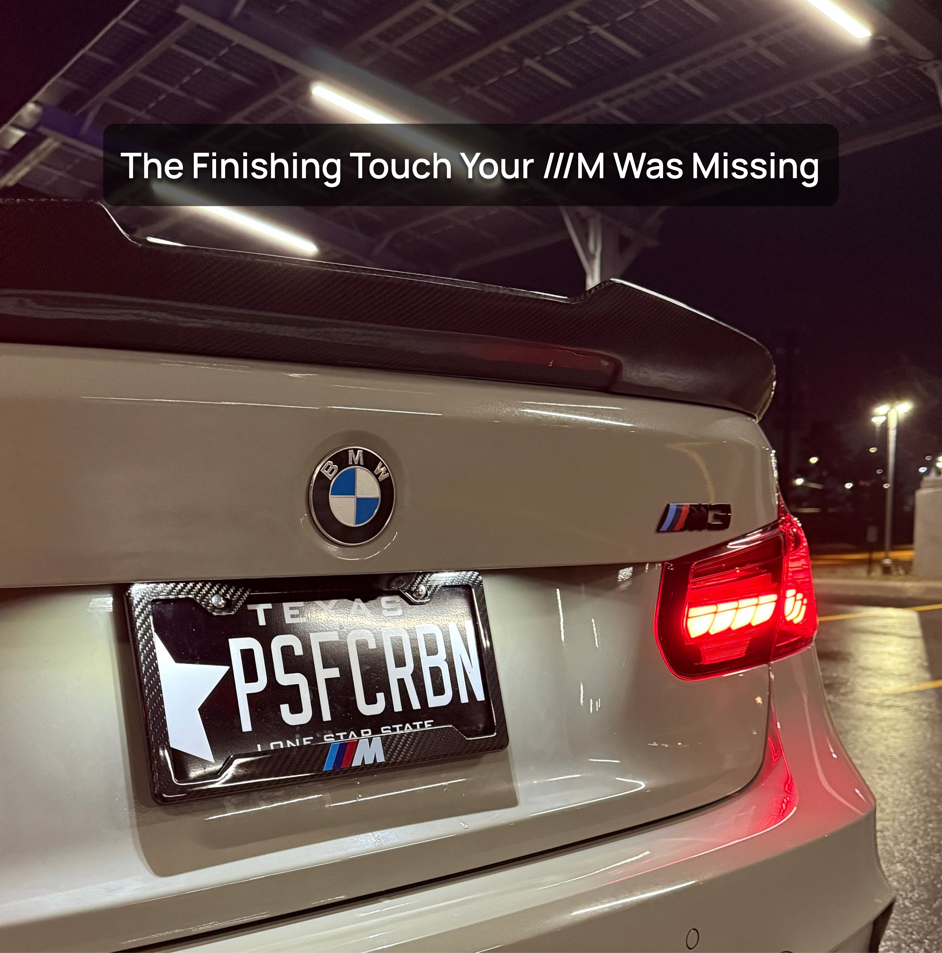 Custom Carbon Fiber Plate Frame