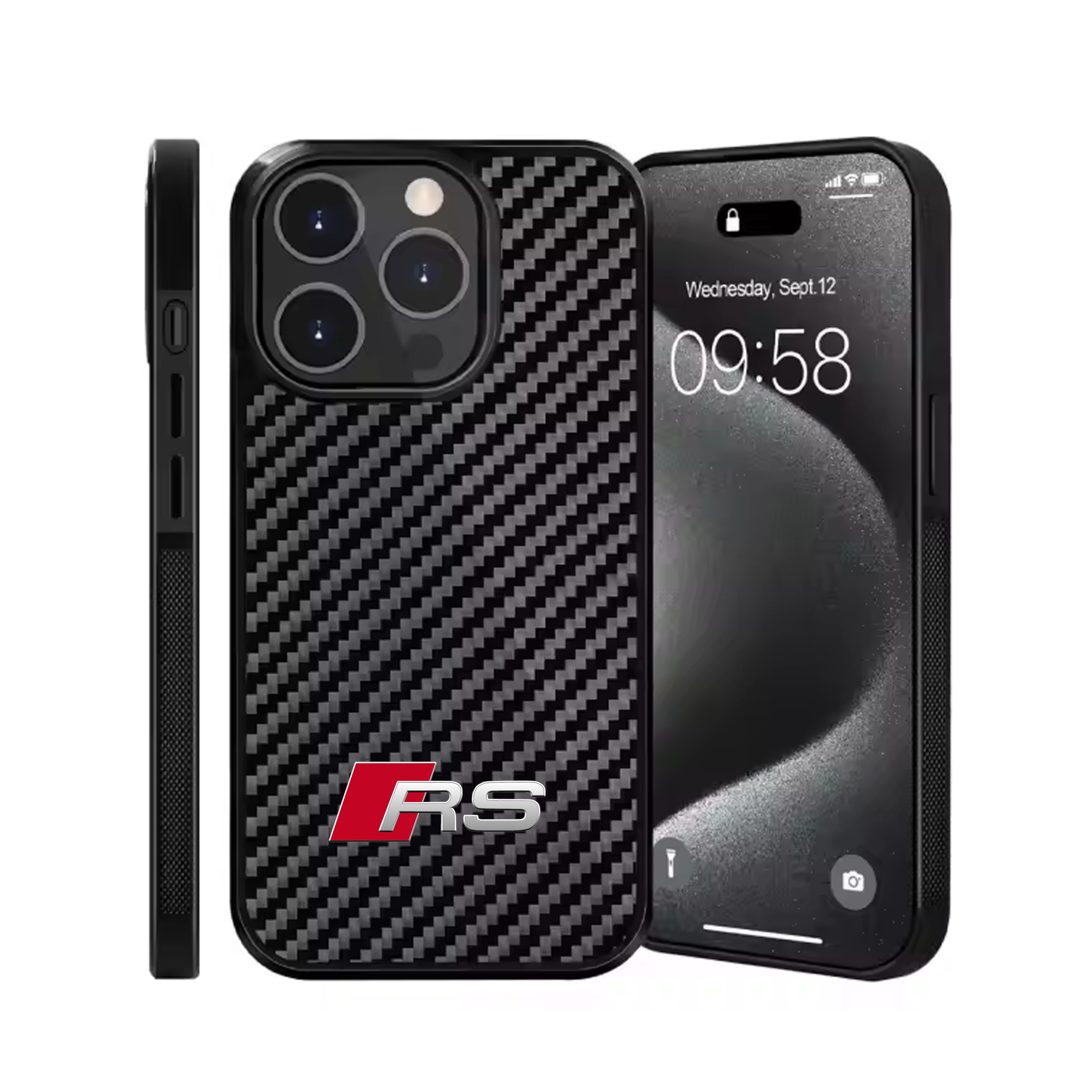 Audi RS Carbon Fiber Phone Case