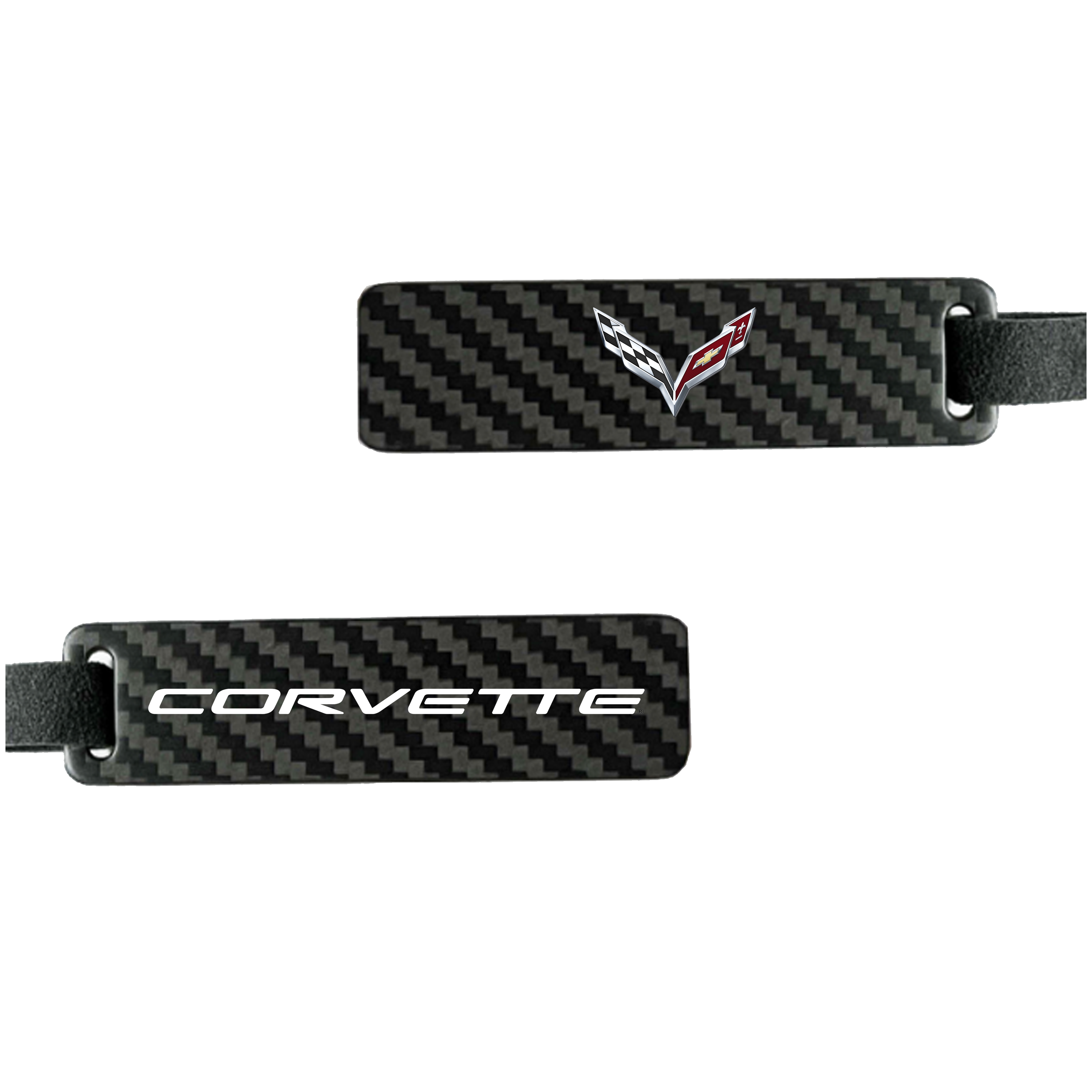 Corvette Carbon FIber Keychain