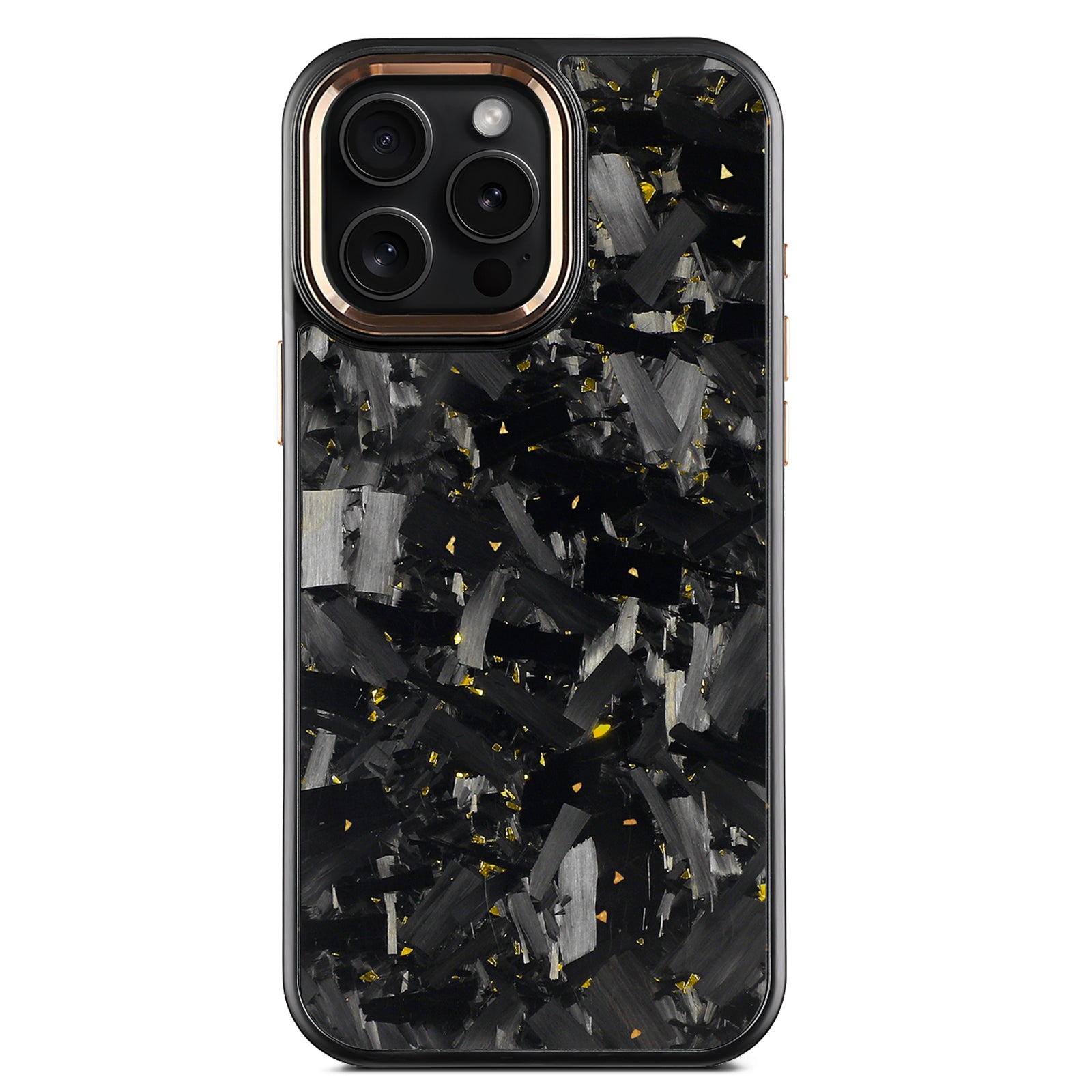 Forged Carbon Phone Case Gold