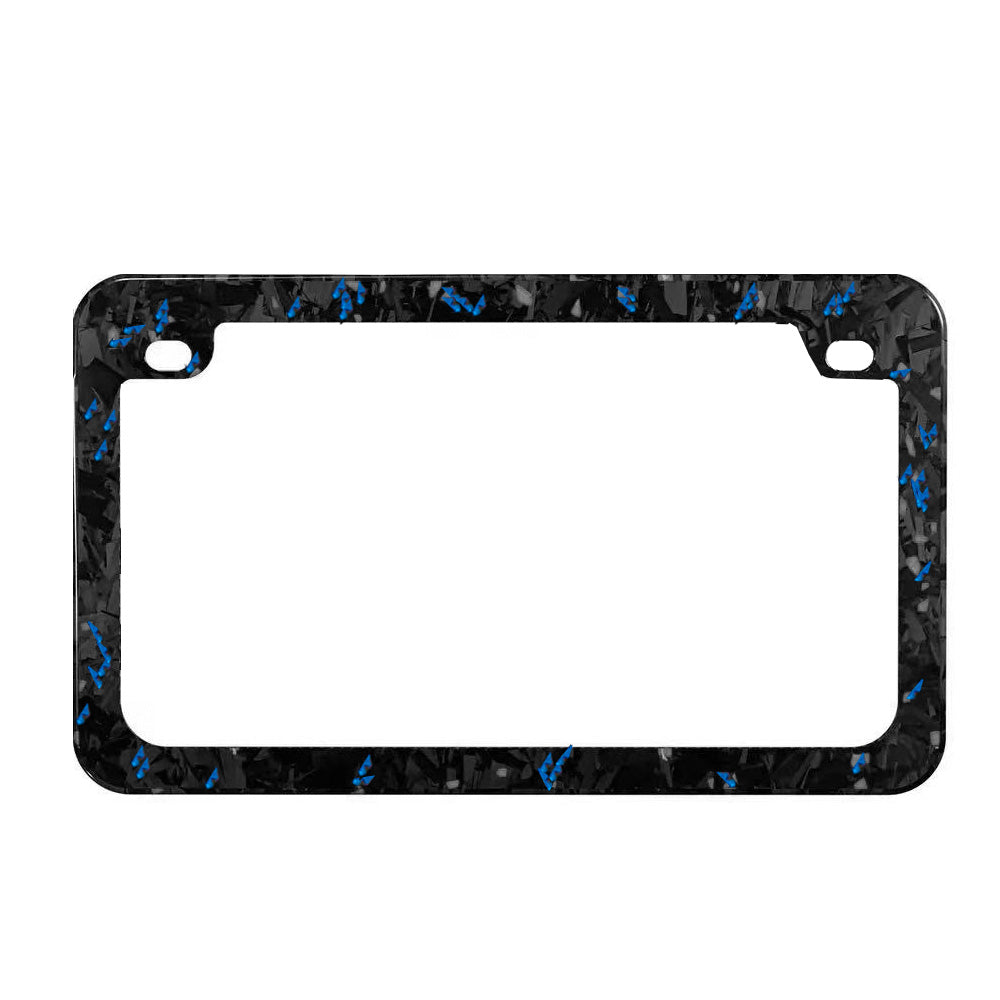 Motorcycle Forged Blue Carbon Plate Frame
