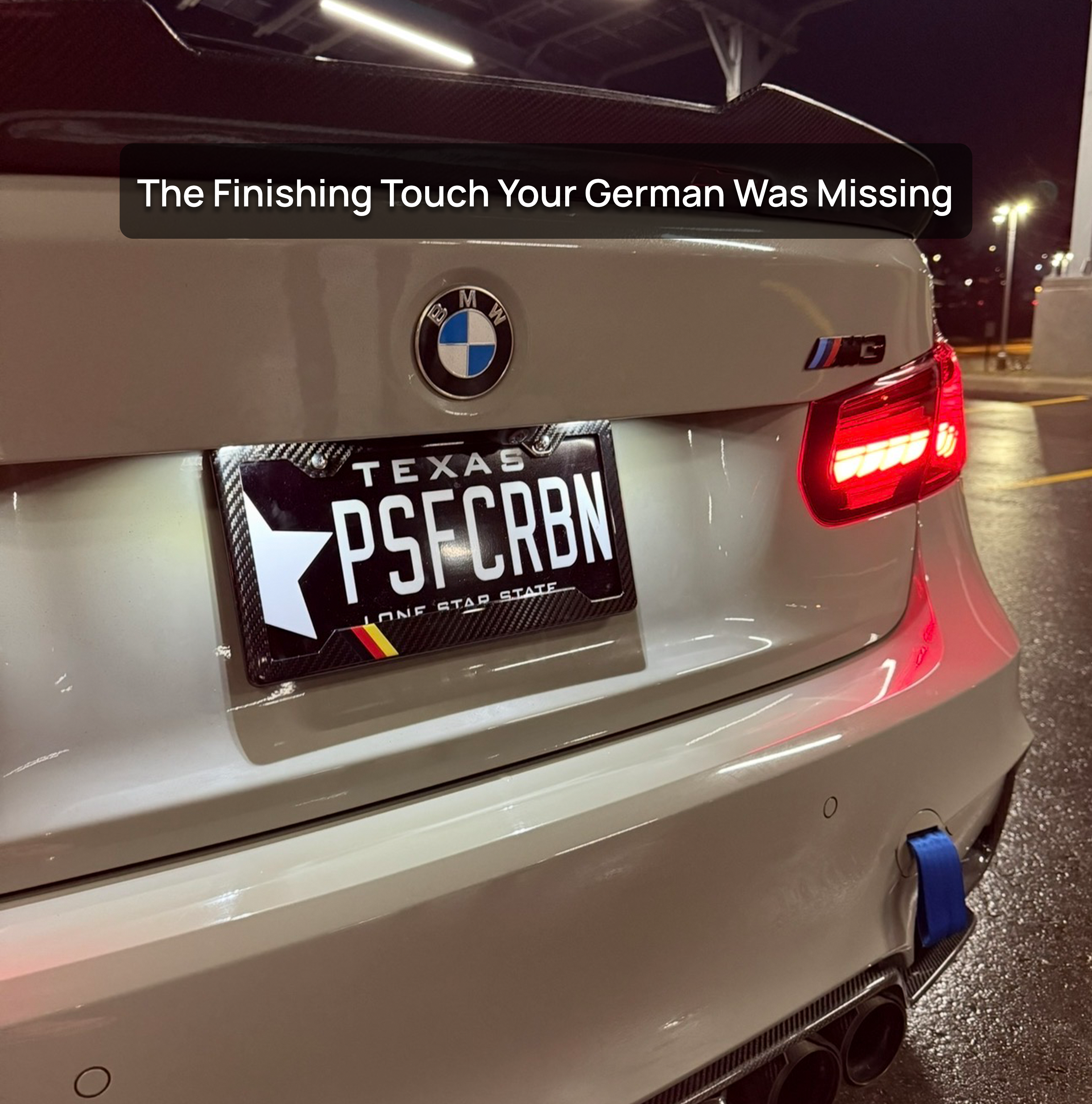 German Flag Plate Frame