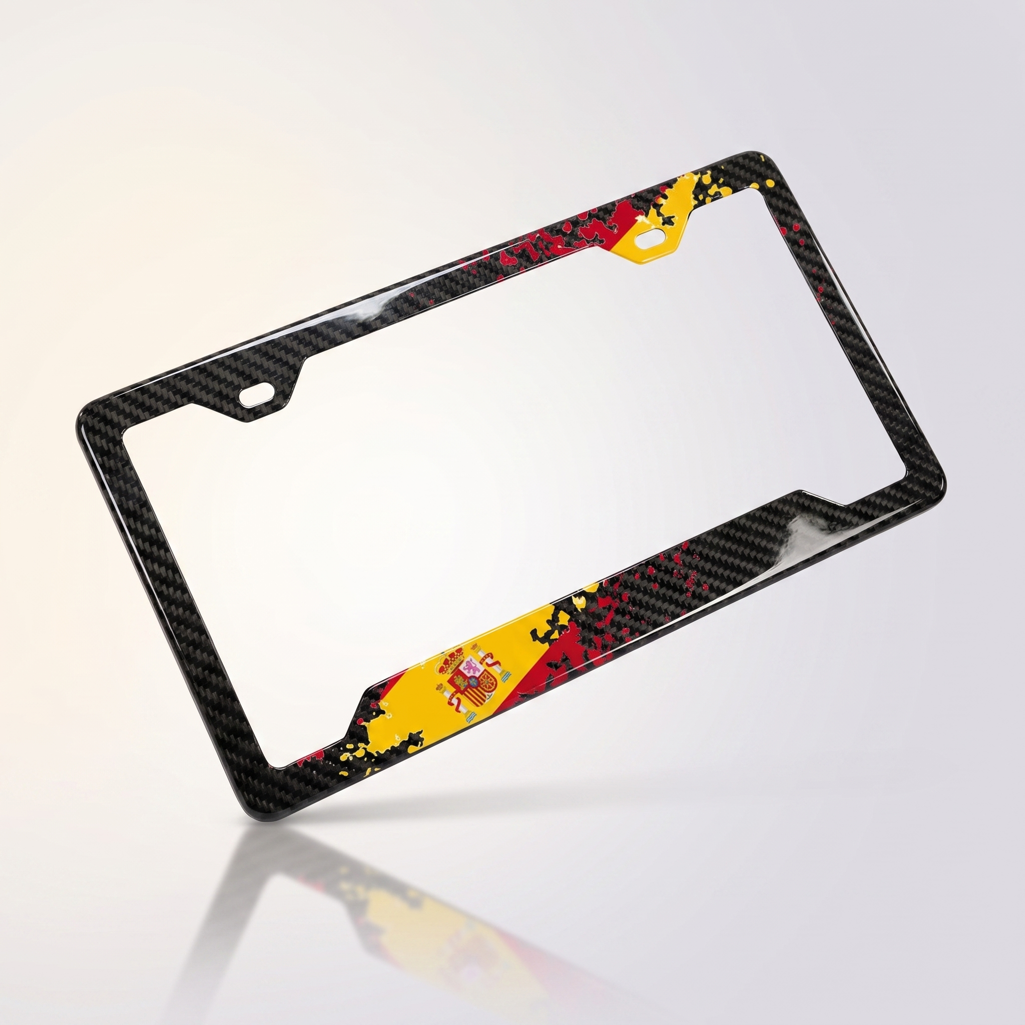 Spain splatter carbon fiber plate frame premium hero