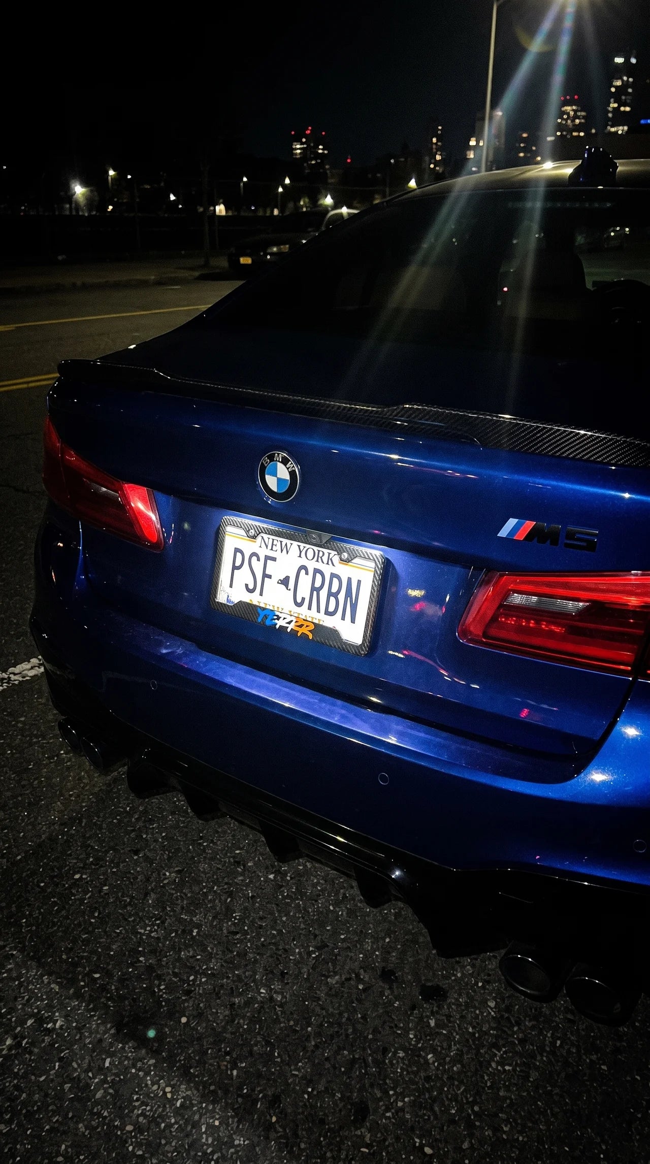 YERRR Carbon Fiber License Plate Frame