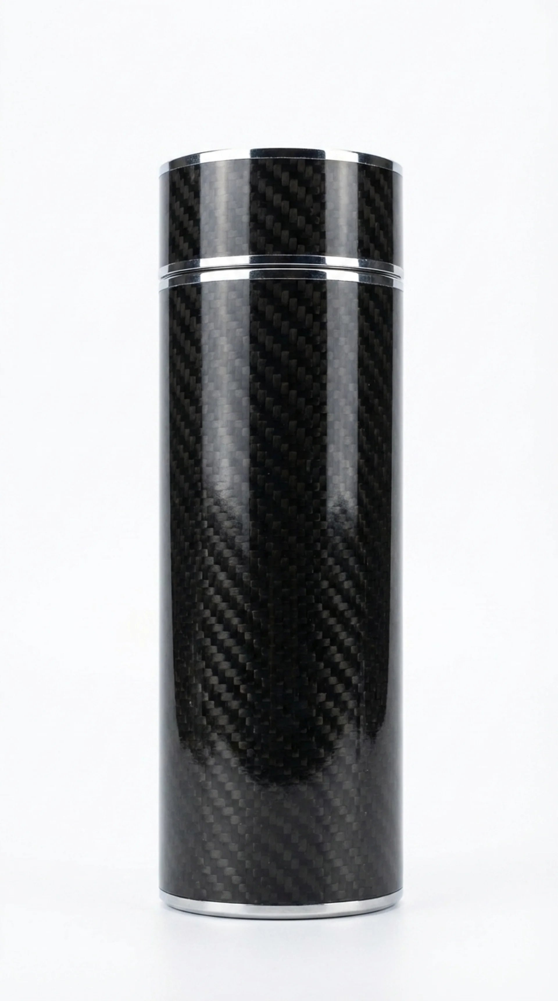 CarbonFlow Silver (Real Carbon Fiber Waterbottle)