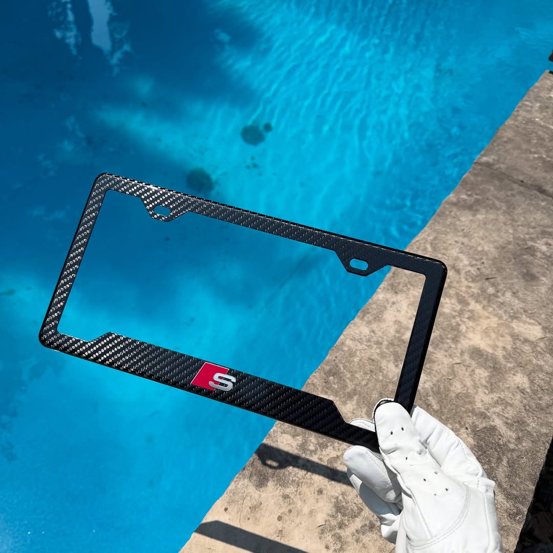 Audi S Carbon Fiber Plate Frame