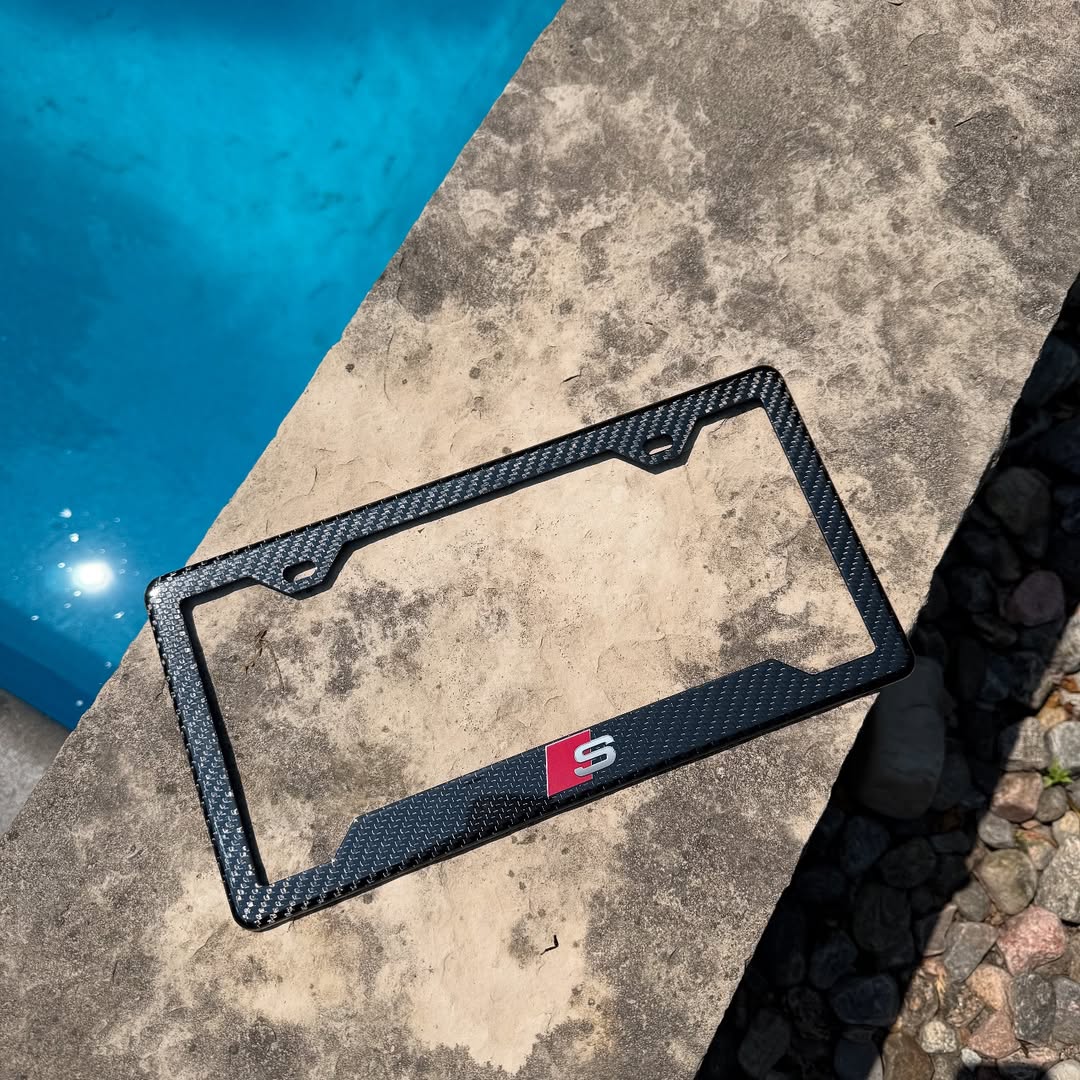 Audi S Carbon Fiber Plate Frame