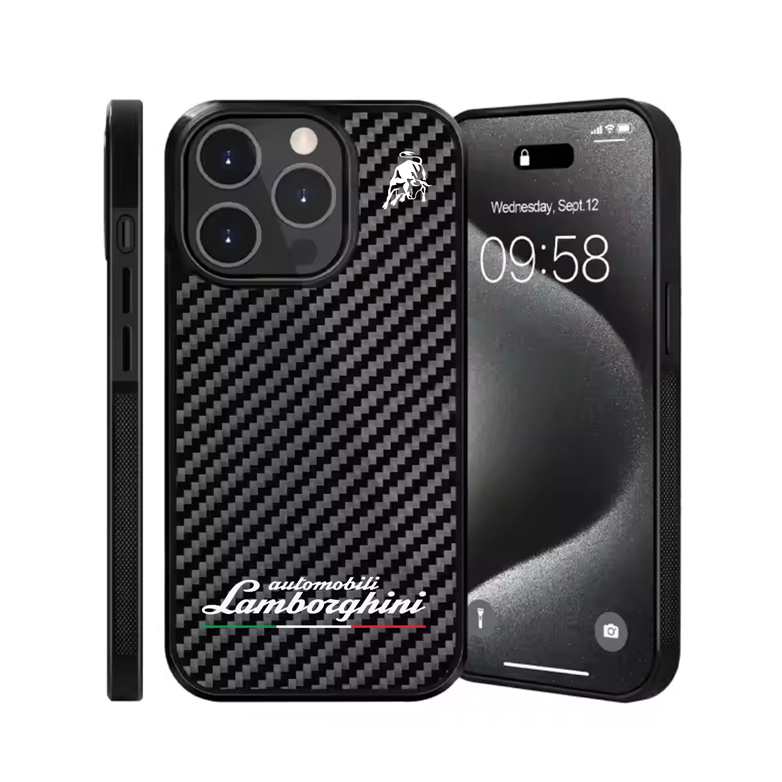 Lamborghini Carbon Fiber Phone Case