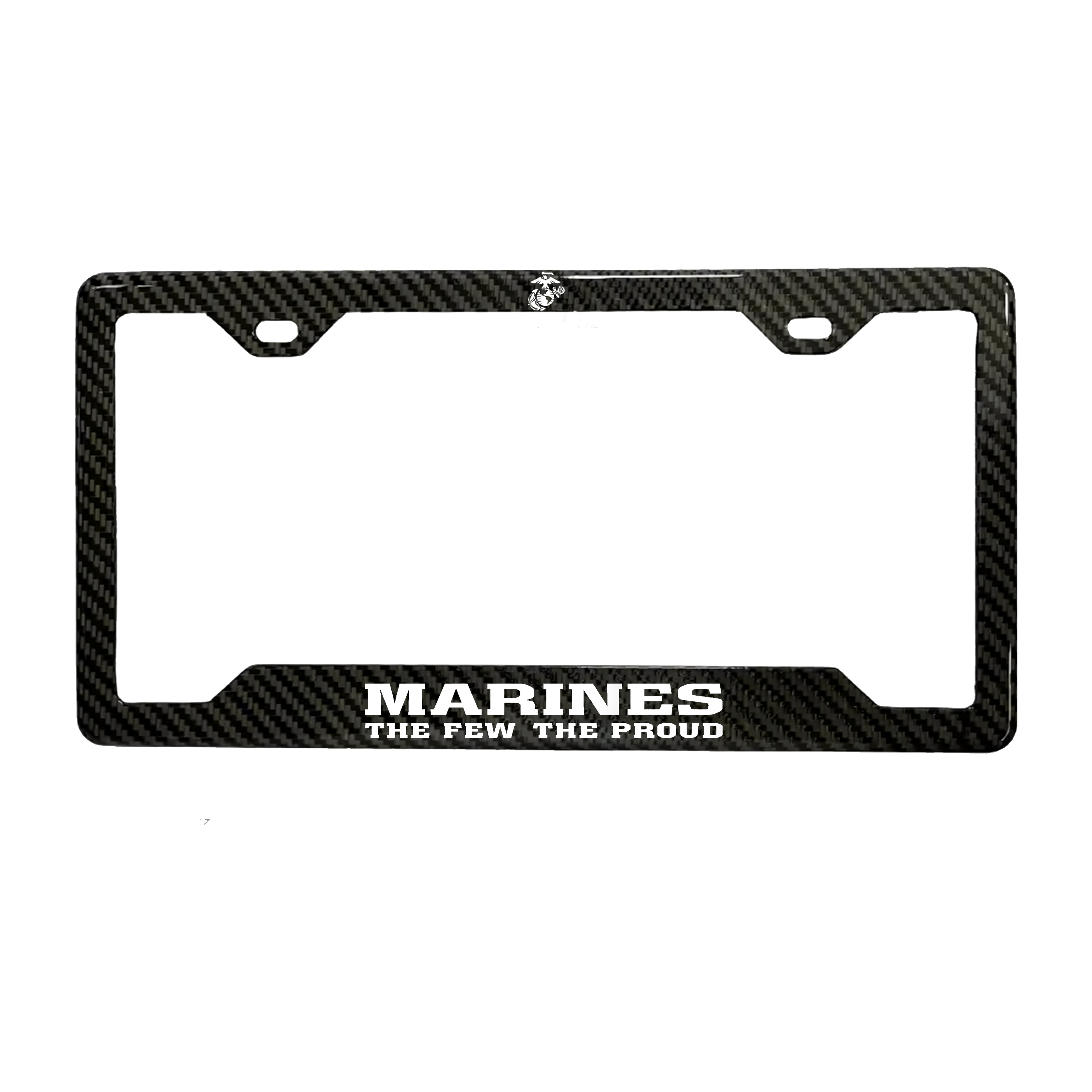 Marines Carbon Fiber License Plate Frame