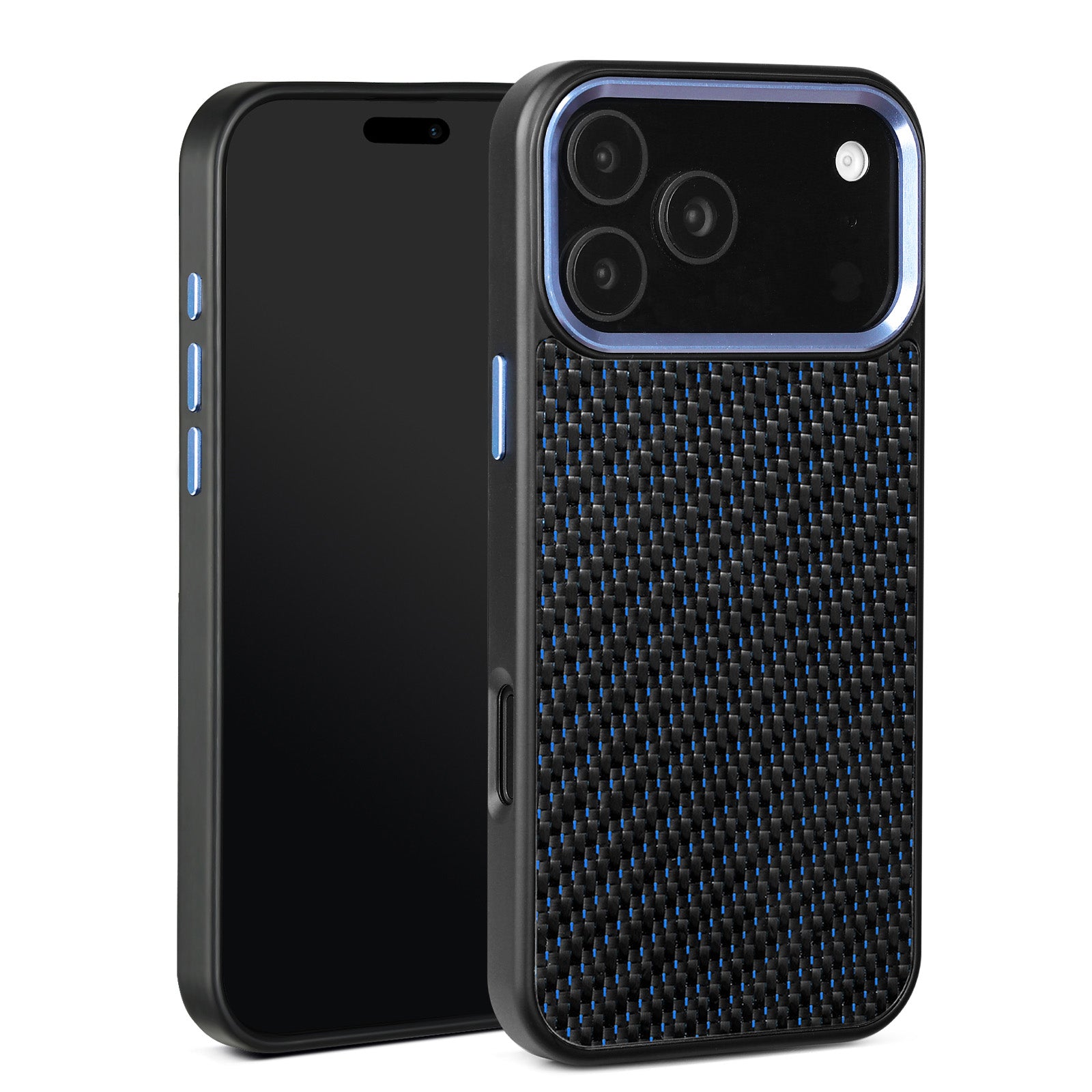Blue 3k Carbon Phone Case