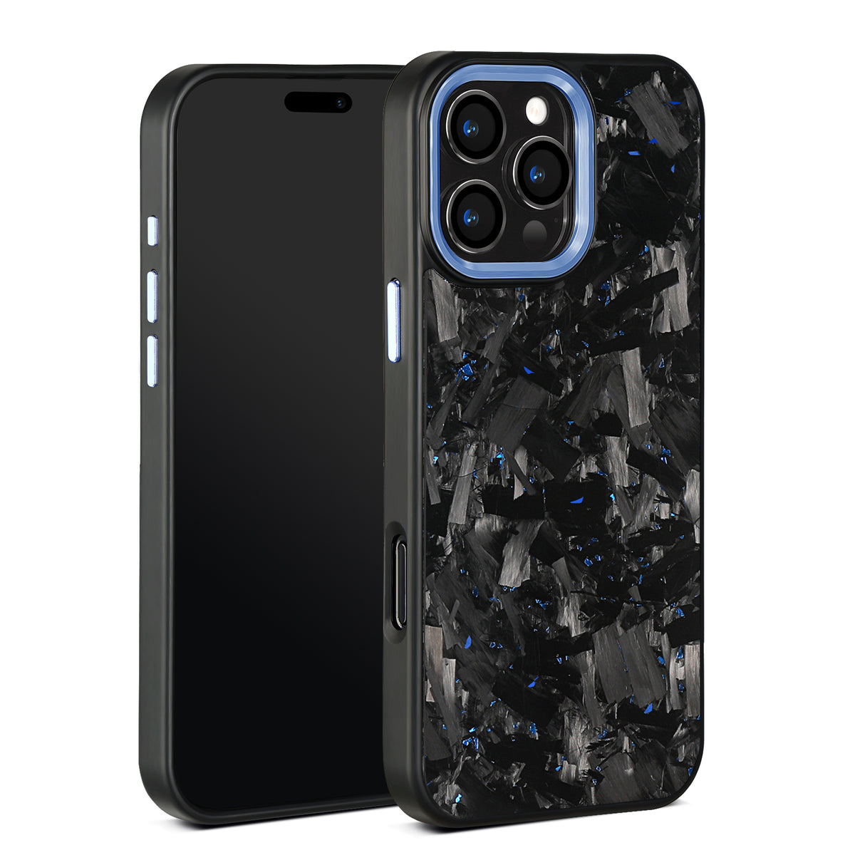 Blue Forged Carbon Fiber iPhone Case | PSF Carbon