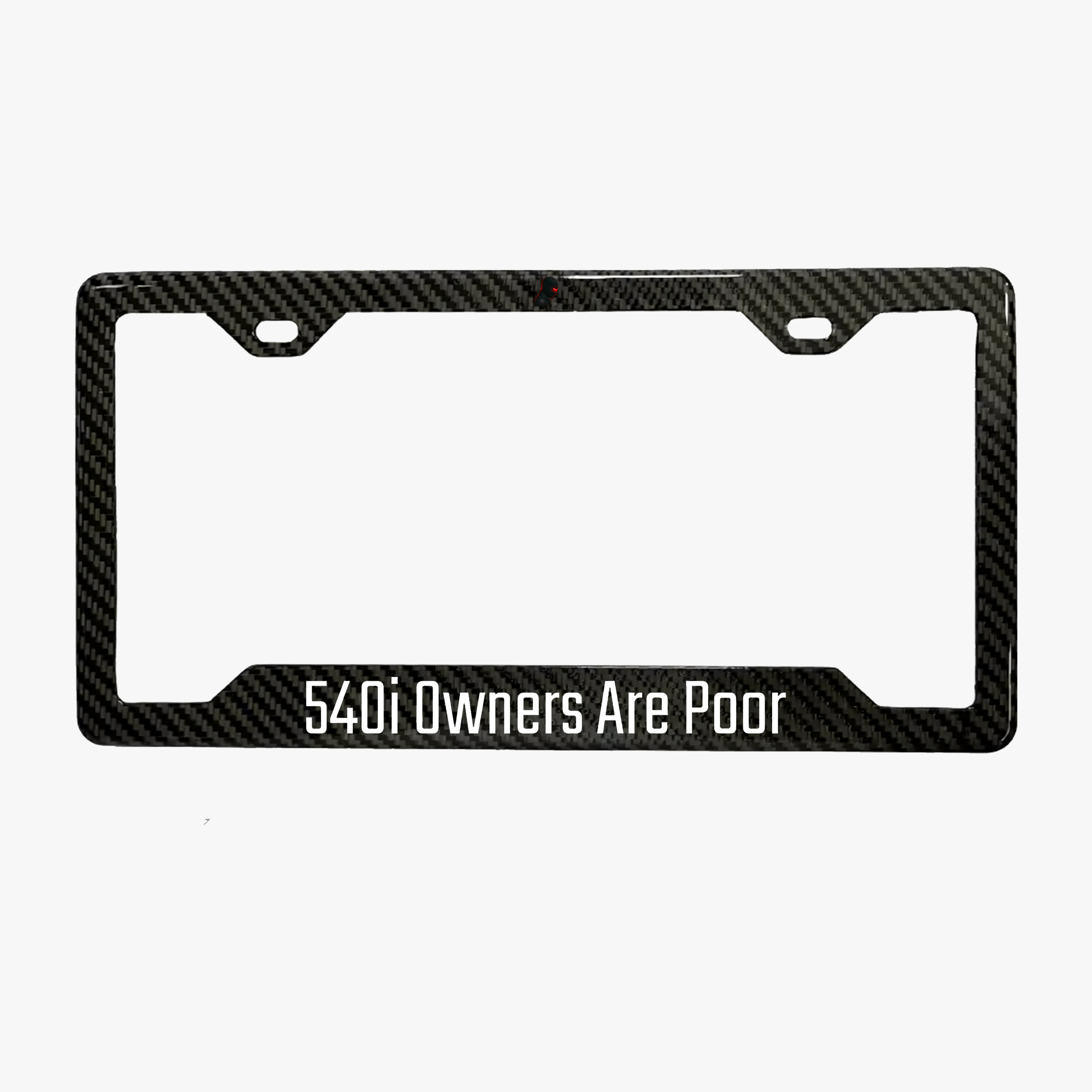 540i Owners Are Poor Carbon Fiber License Plate Frame Peak Shinobi