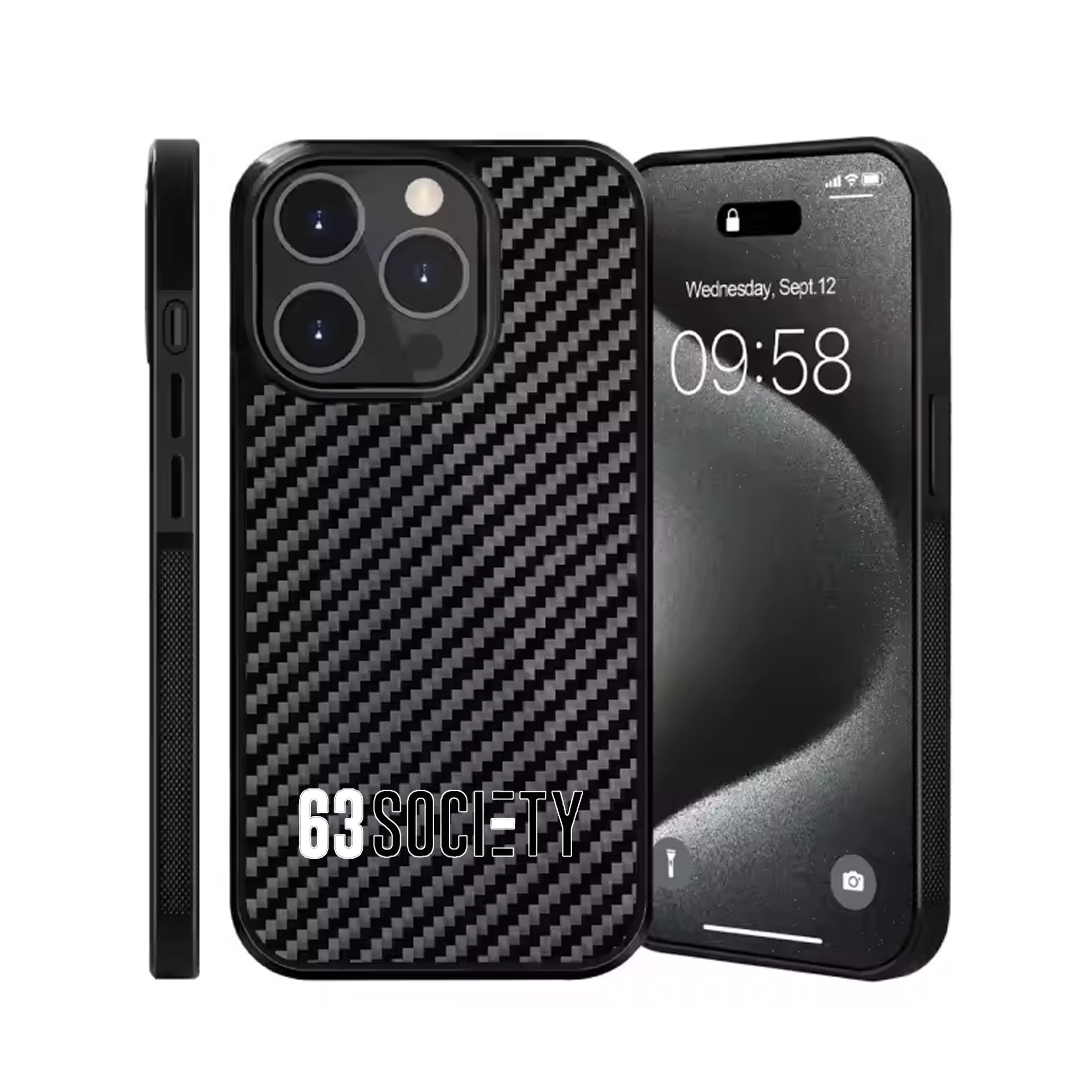 63society Carbon Phone Case