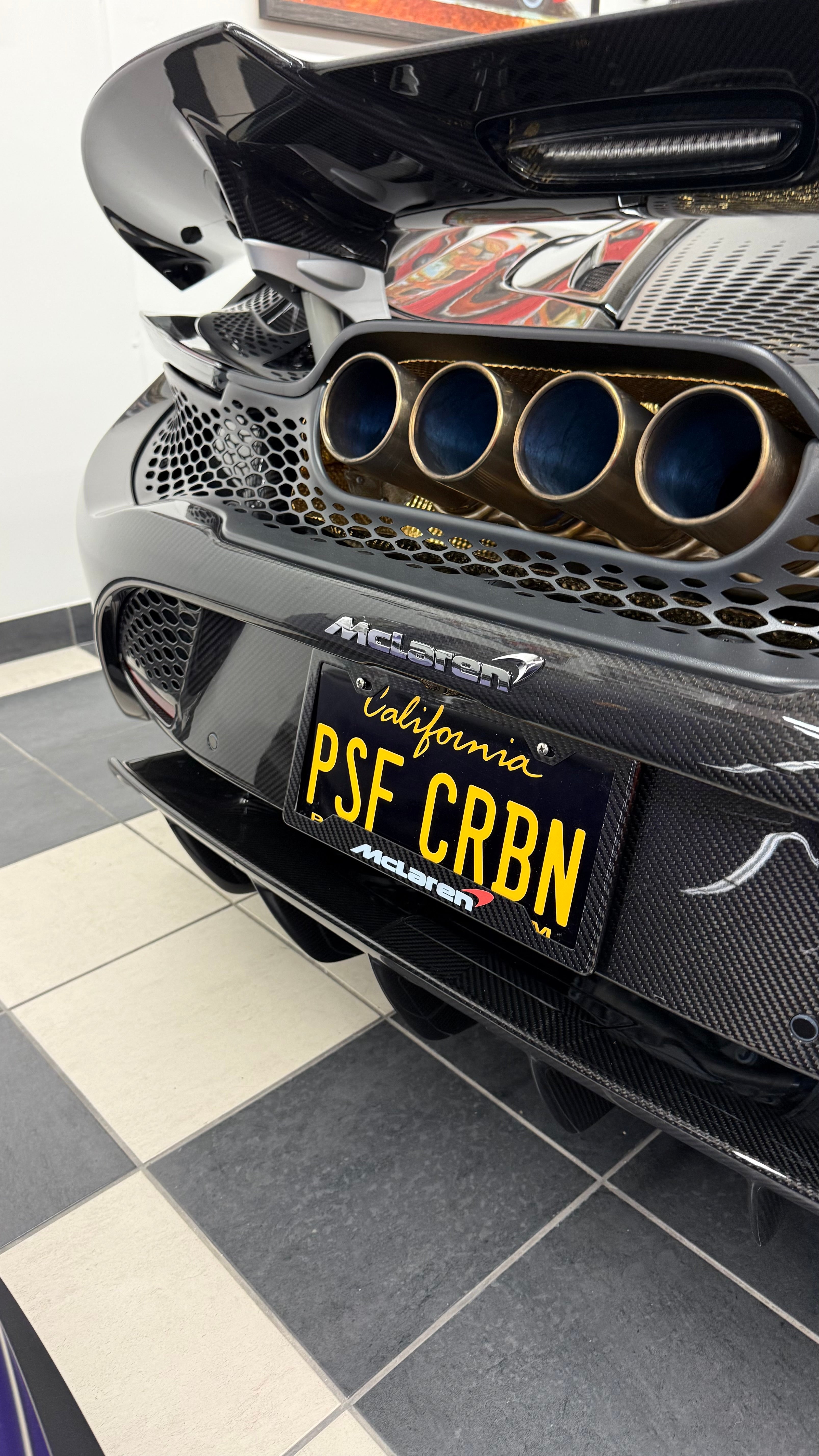 Mclaren Carbon Fiber Plate Frame
