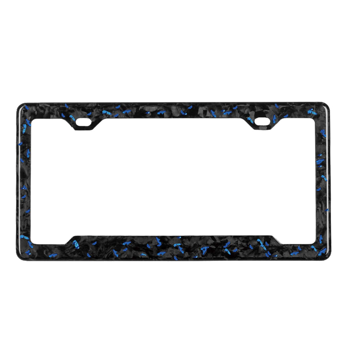Puerto Rico carbon fiber plate frame on the car
