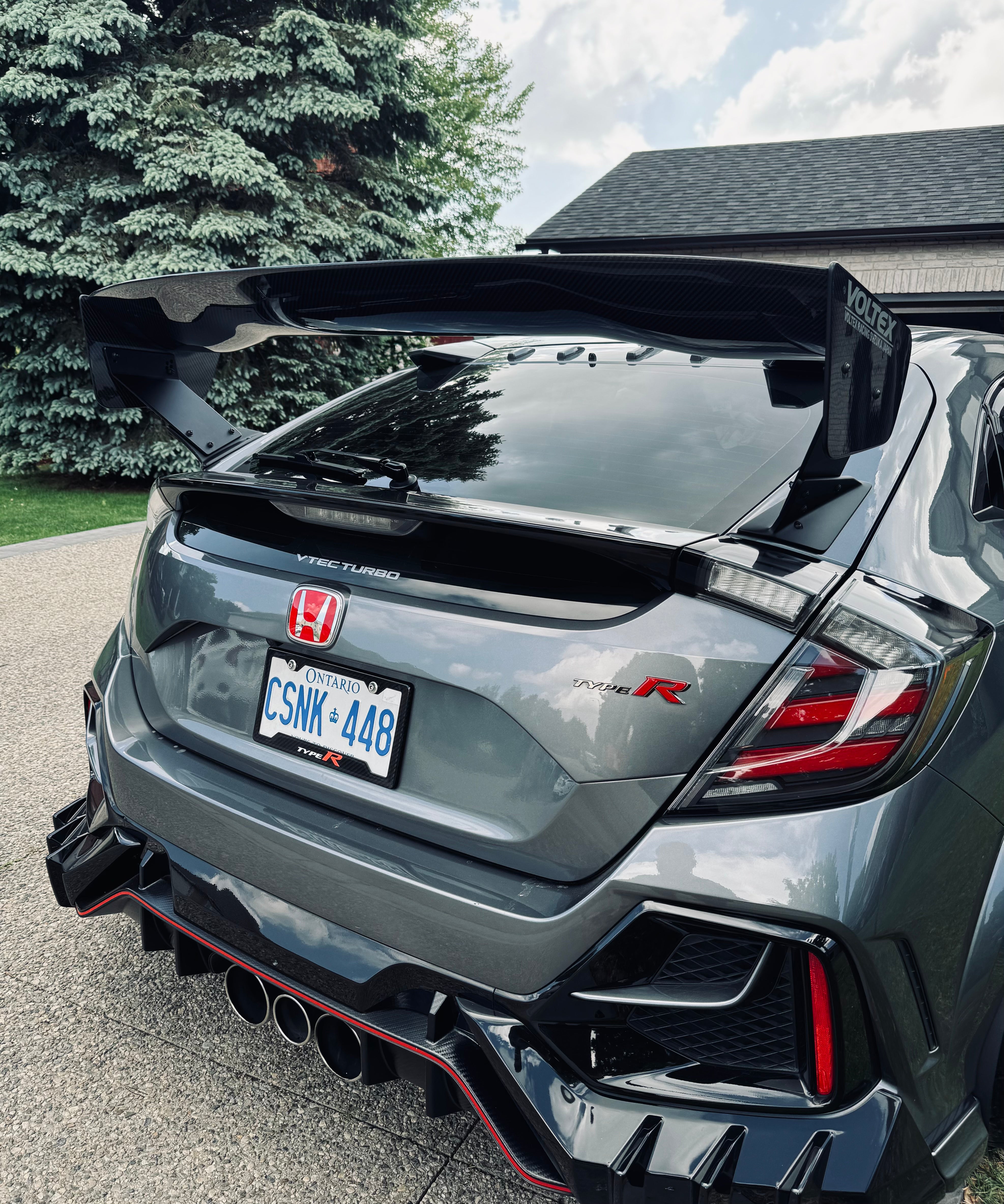 Honda Type R Carbon Fiber Plate Frame