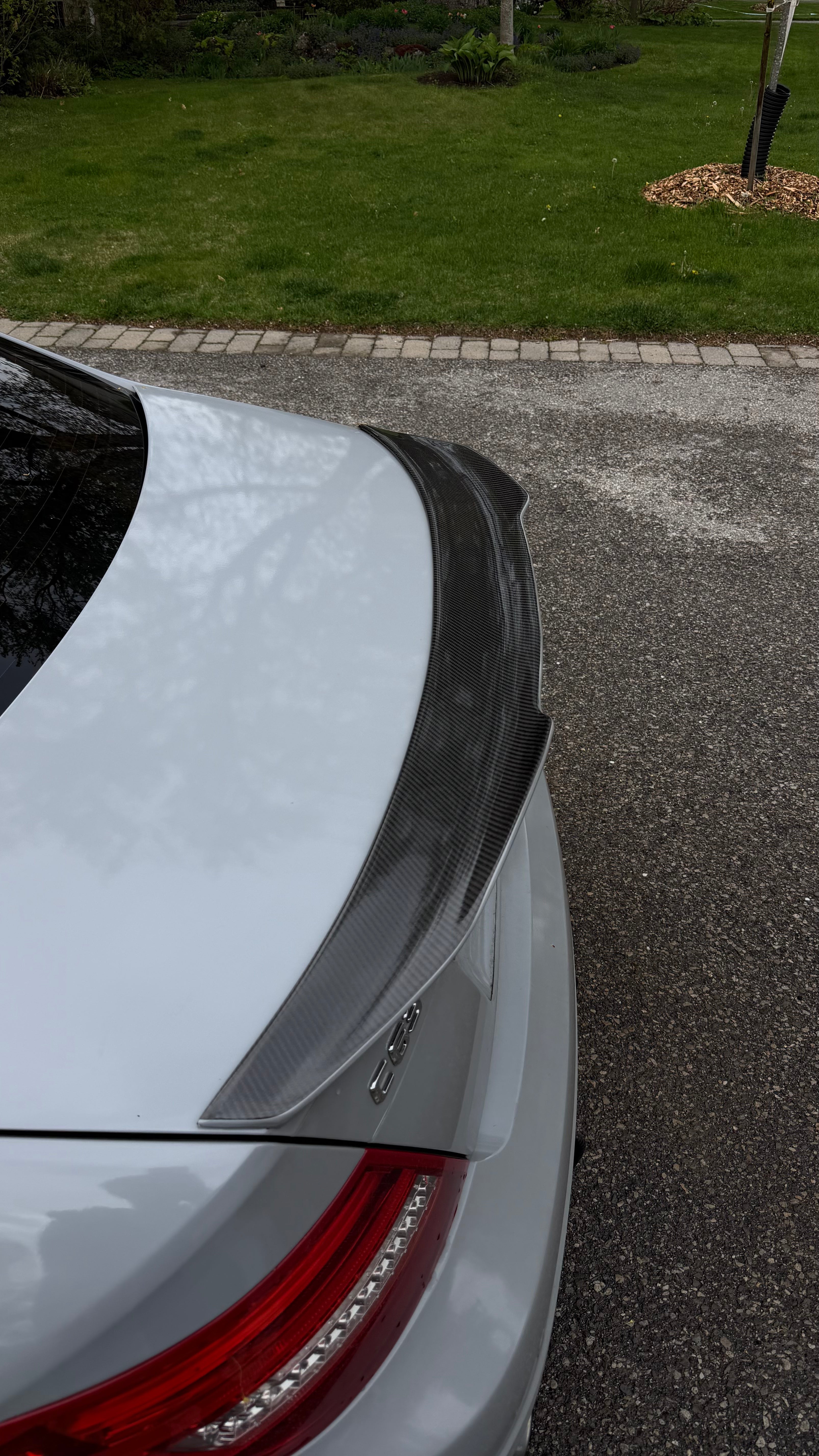 C63 PSF style carbon fiber spoiler - product photo 3