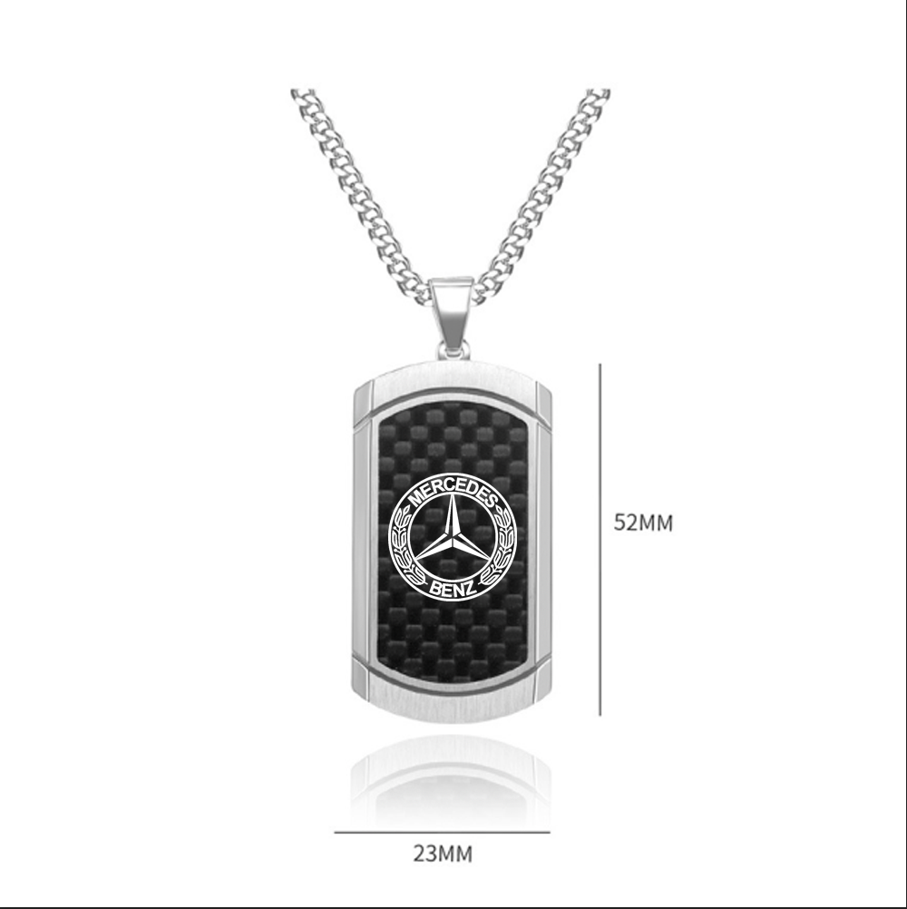 Mercedes Carbon Necklace