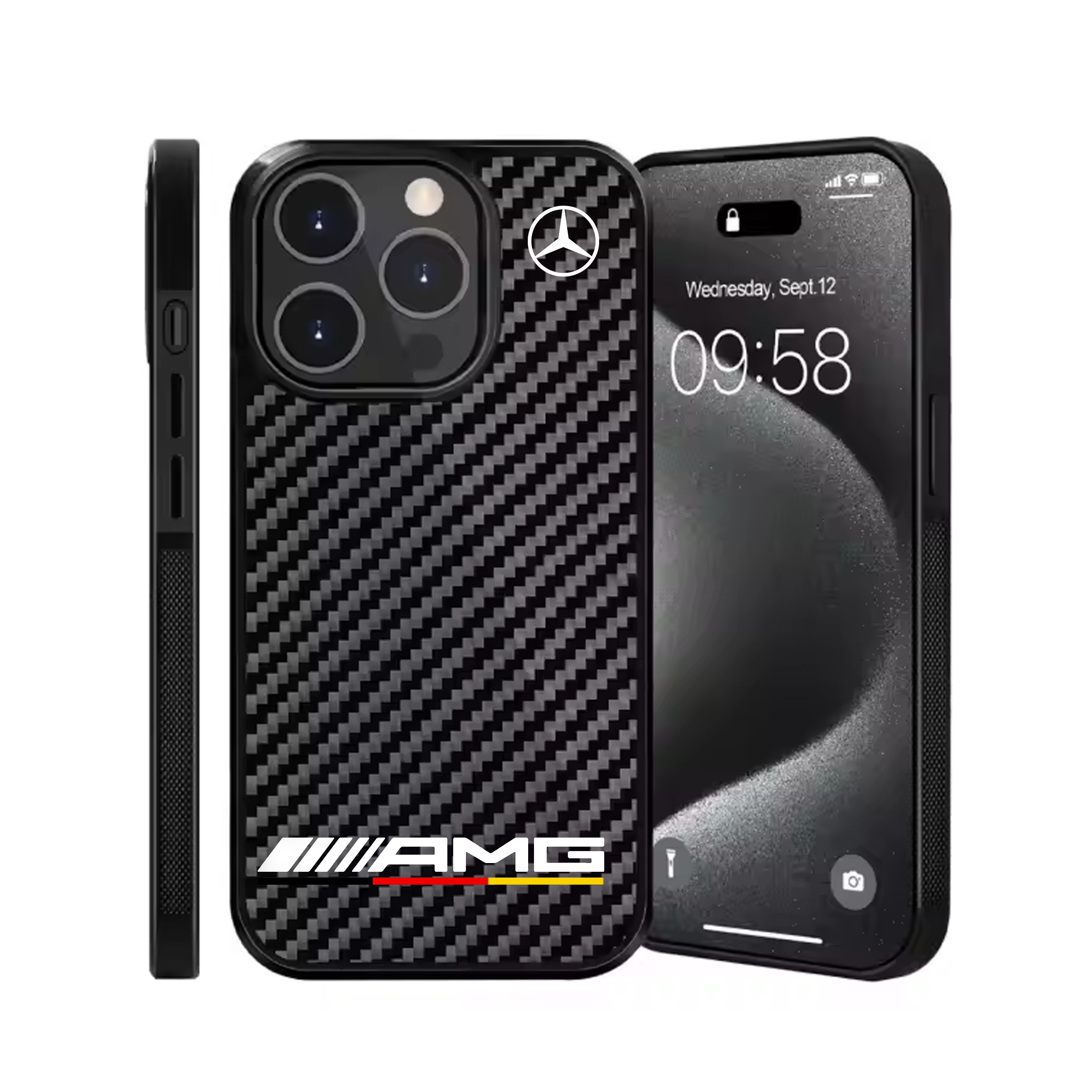 AMG Carbon Fiber Phone Case