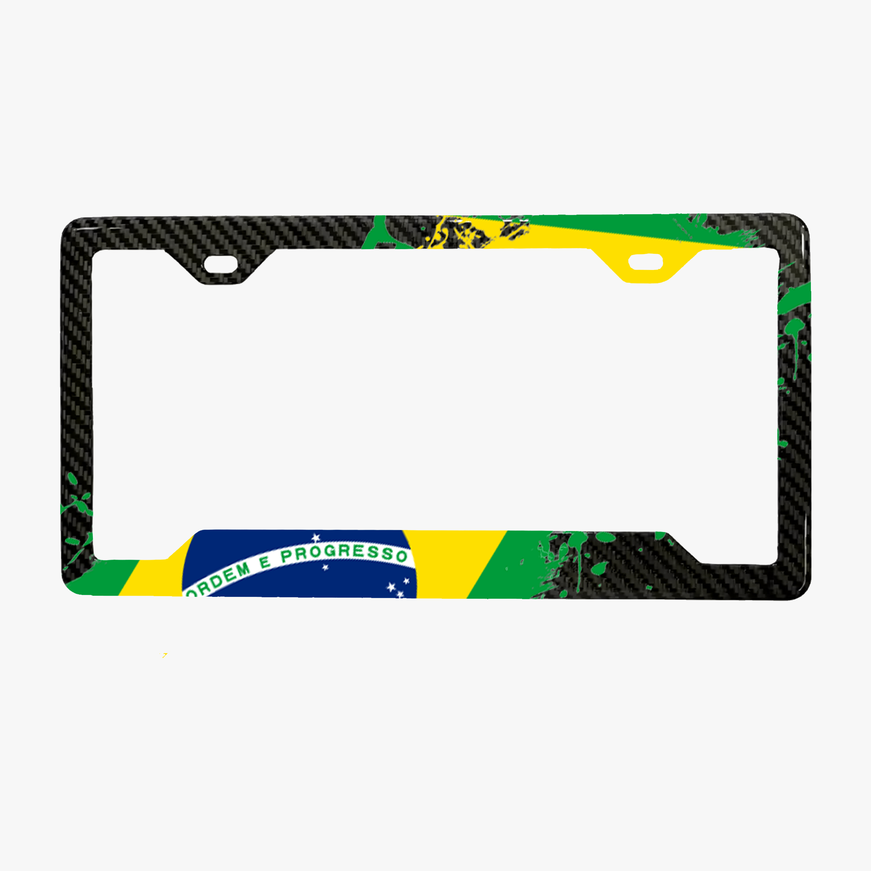 Brazil Splatter Carbon Plate Frame