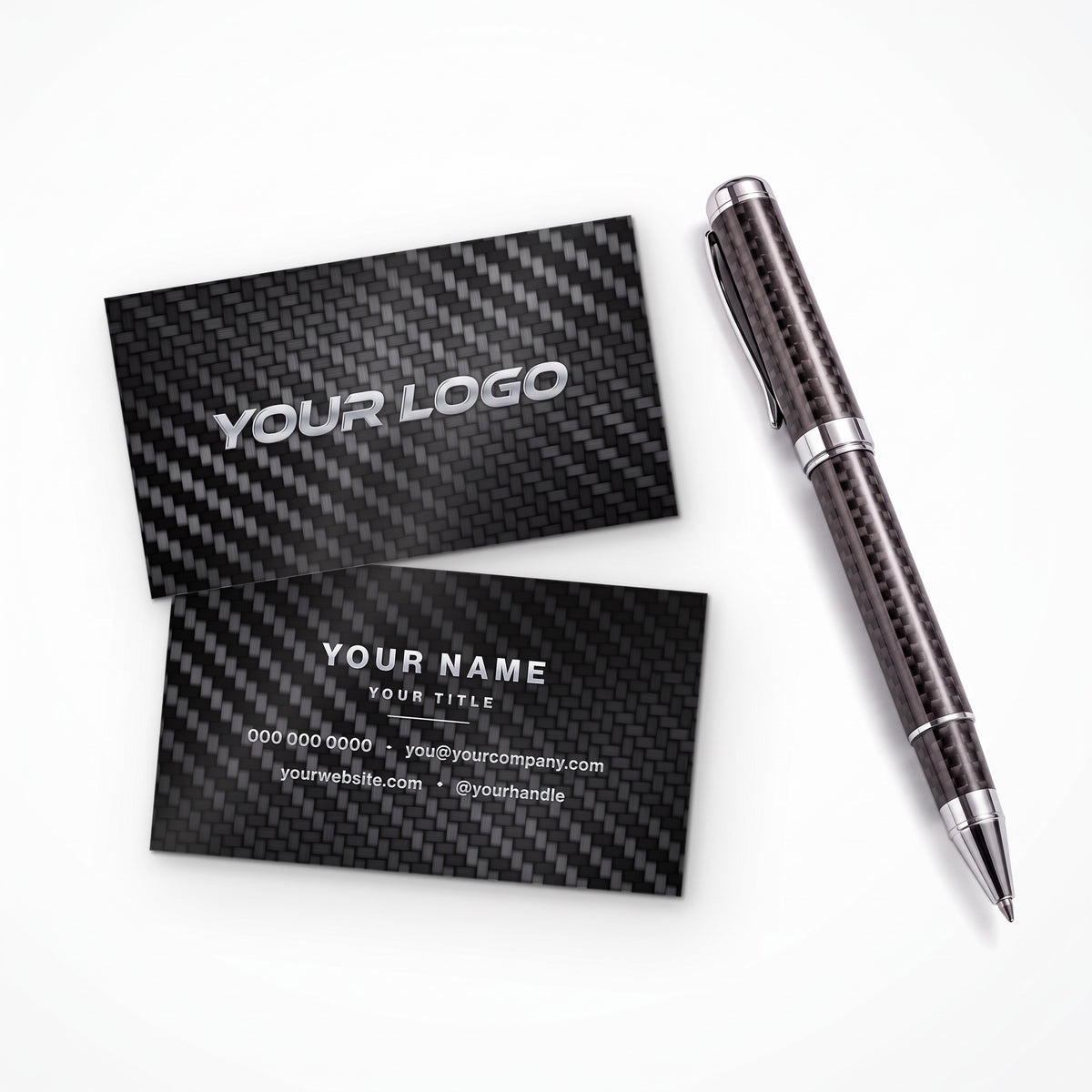 Carbon Fiber Business Cards
