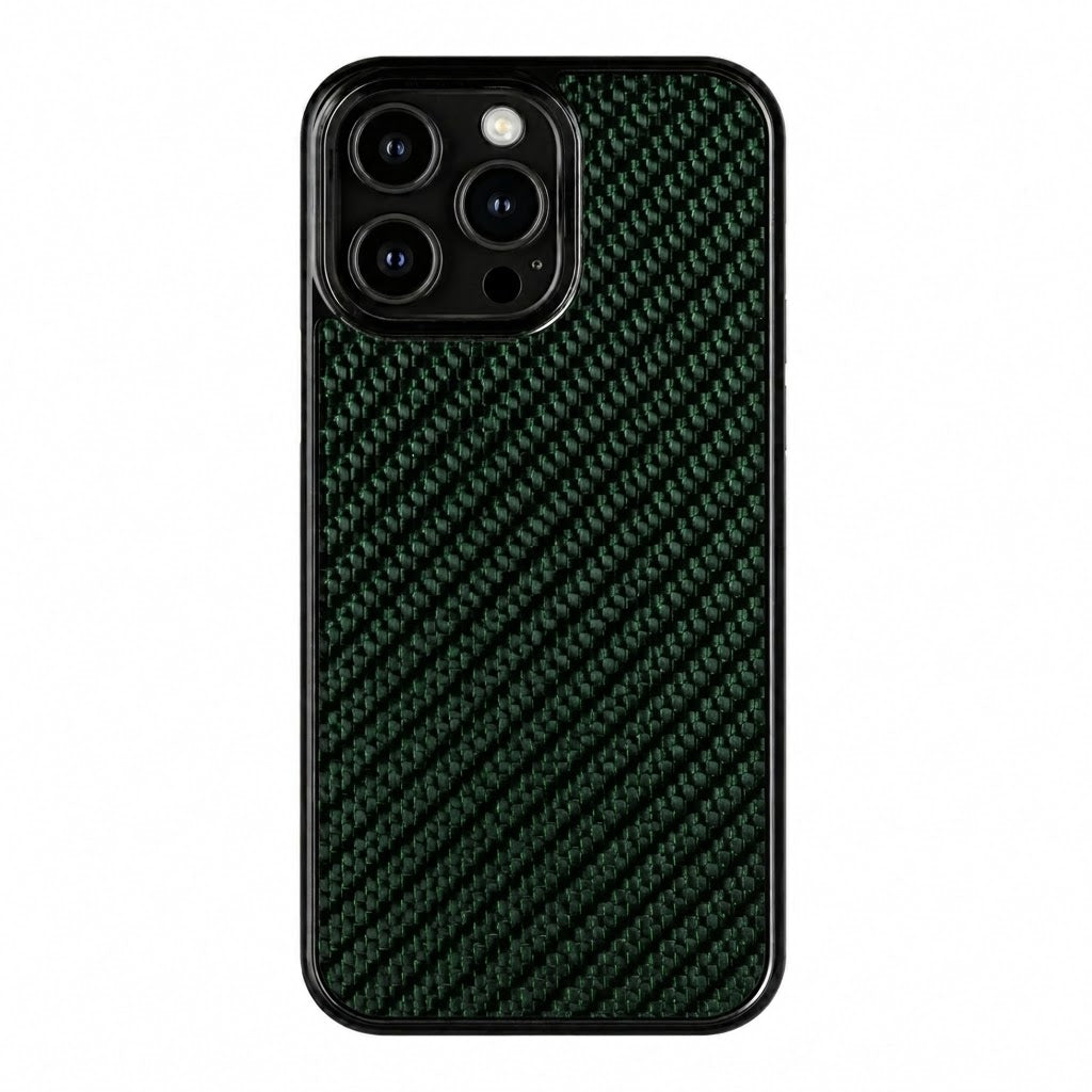 Green 3k Carbon Phone Case
