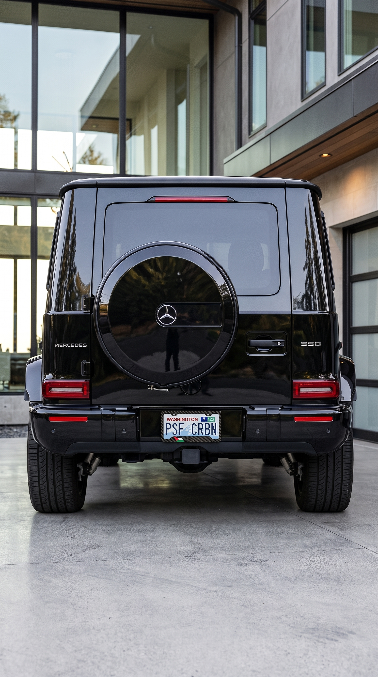 Puerto Rico carbon fiber plate frame on the car