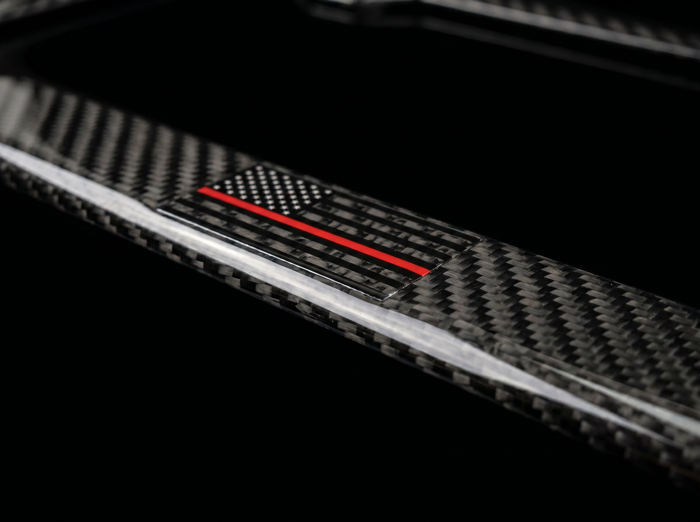 Thin Red Line frame macro detail