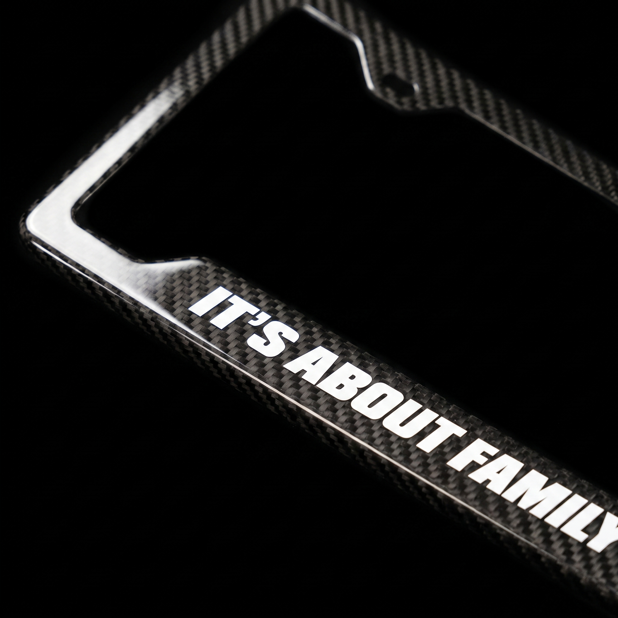 It's About Family carbon fiber frame macro detail