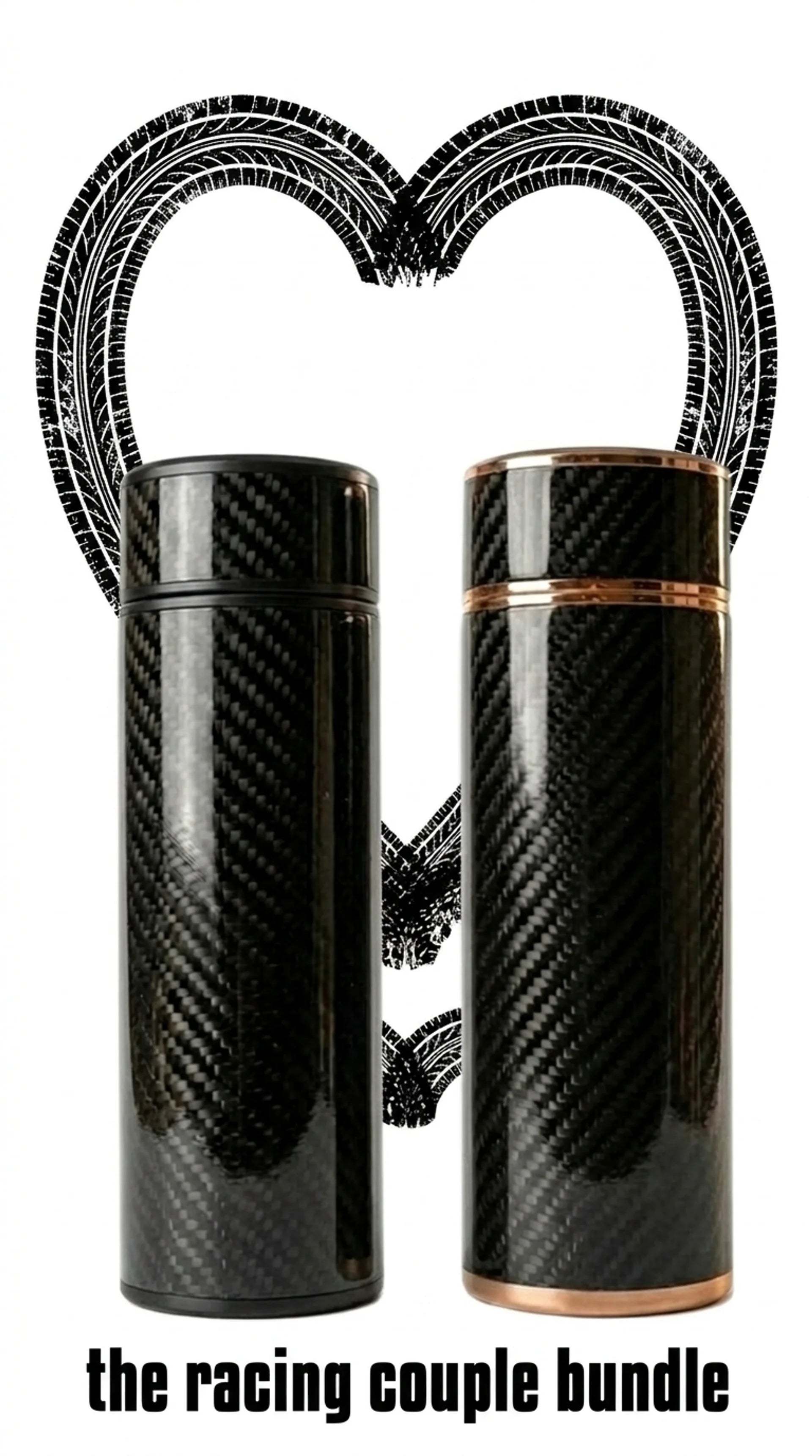 His and Hers Carbonflow (1 Black and 1 Gold)
