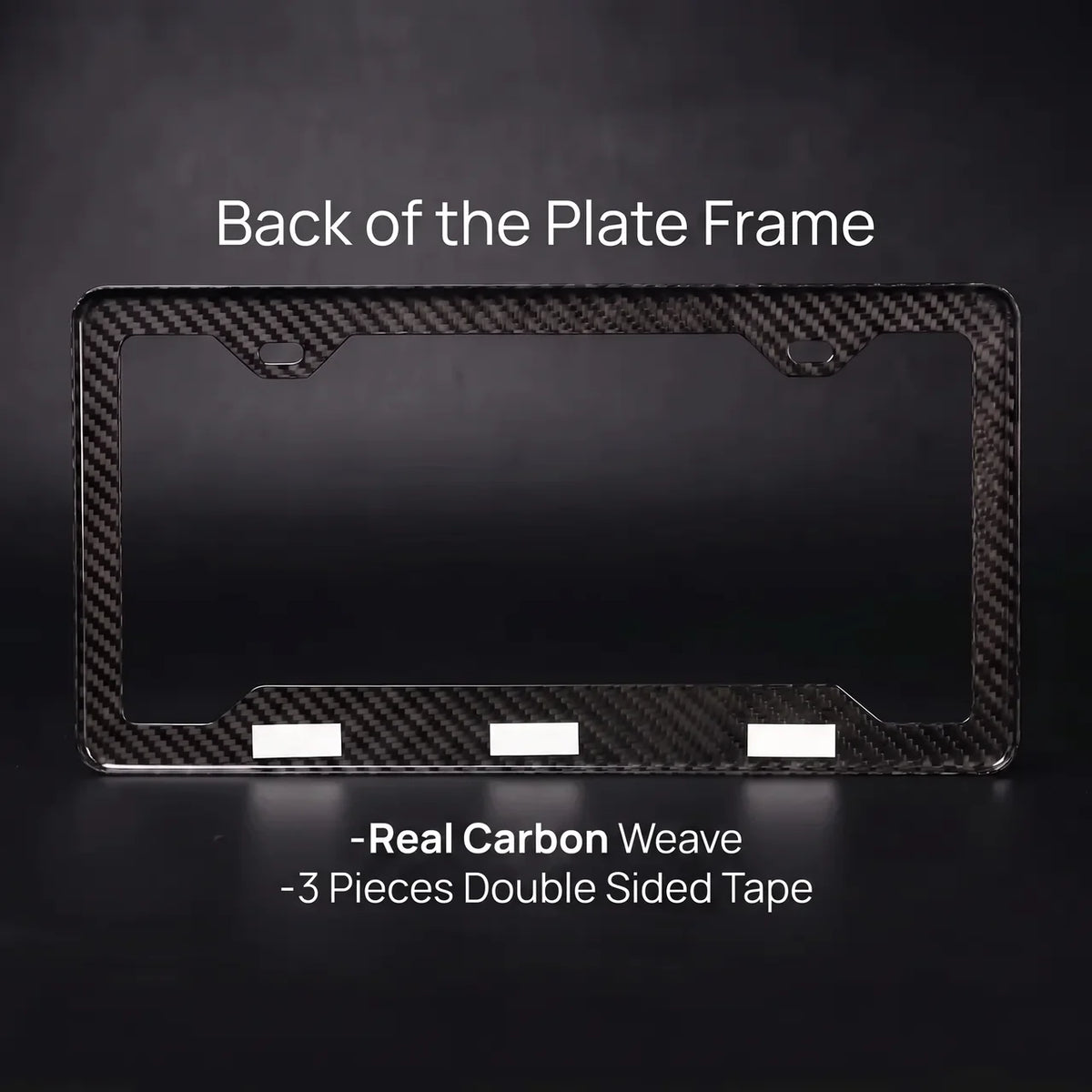 Puerto Rico carbon fiber plate frame close-up