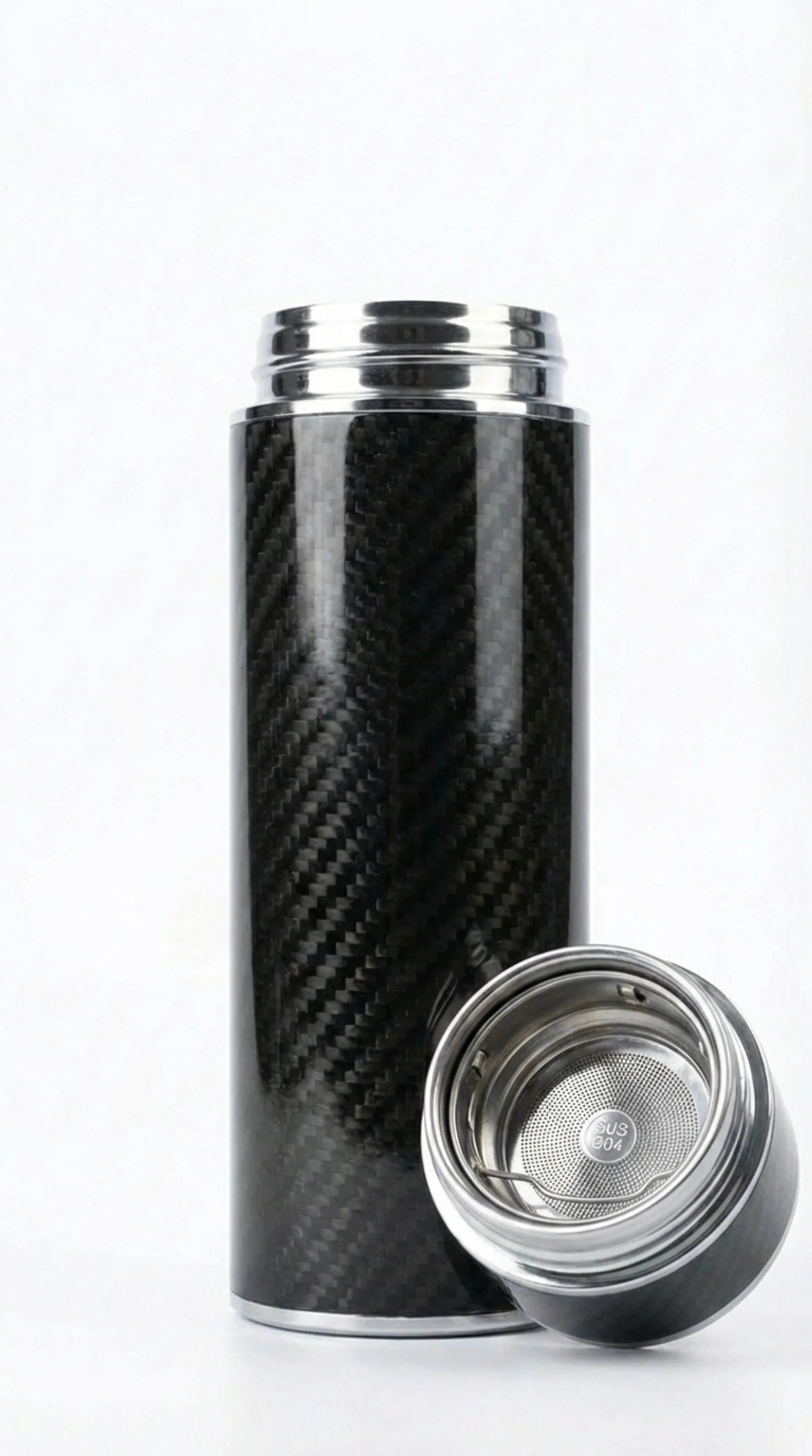 CarbonFlow Silver (Carbon Fiber Bottle)