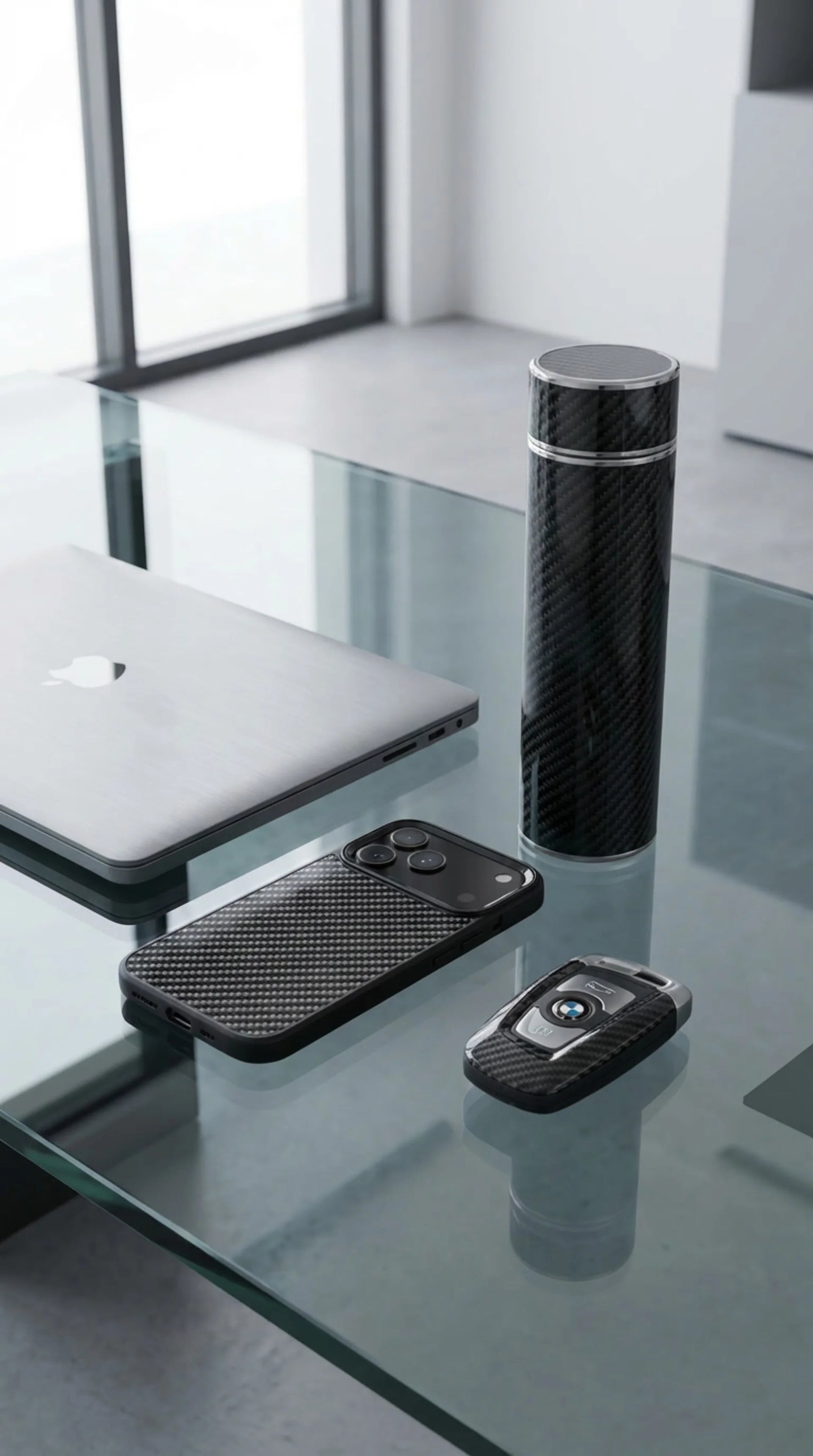 Black 3k Carbon Phone Case