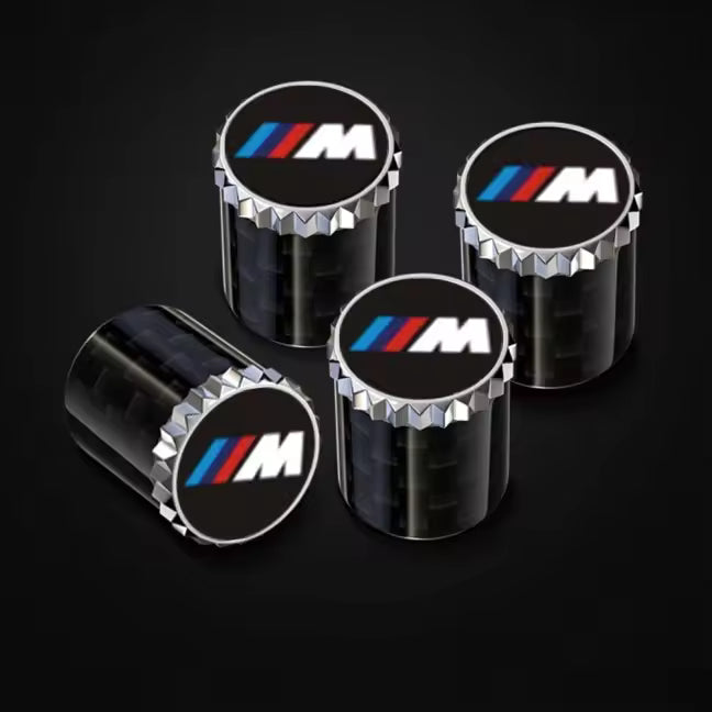 BMW ///M Carbon Fiber Valve Stem Caps
