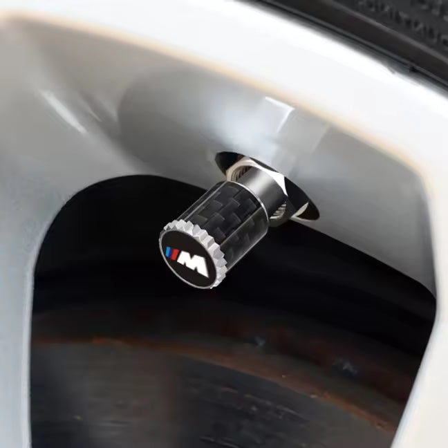 BMW ///M Carbon Fiber Valve Stem Caps