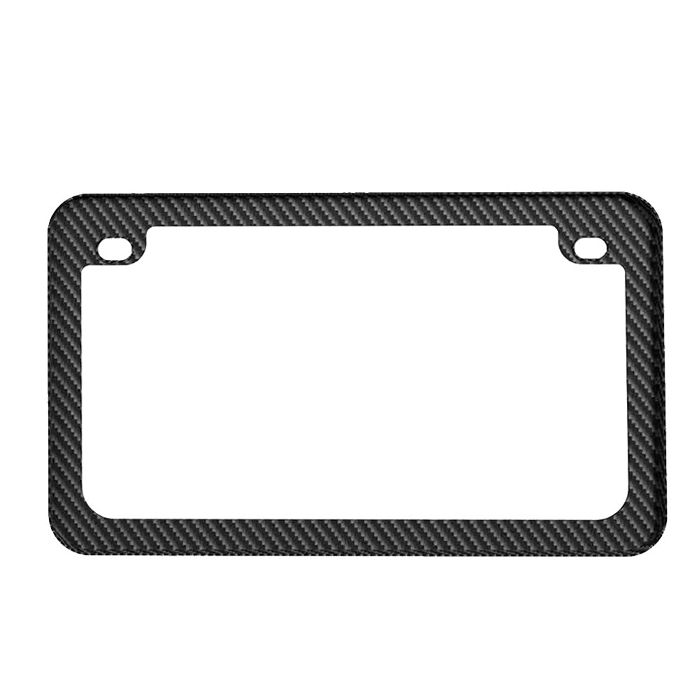 Puerto Rico carbon fiber plate frame on the car