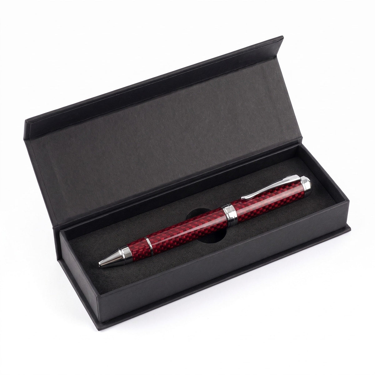 Red CarbonInk in its black gift box